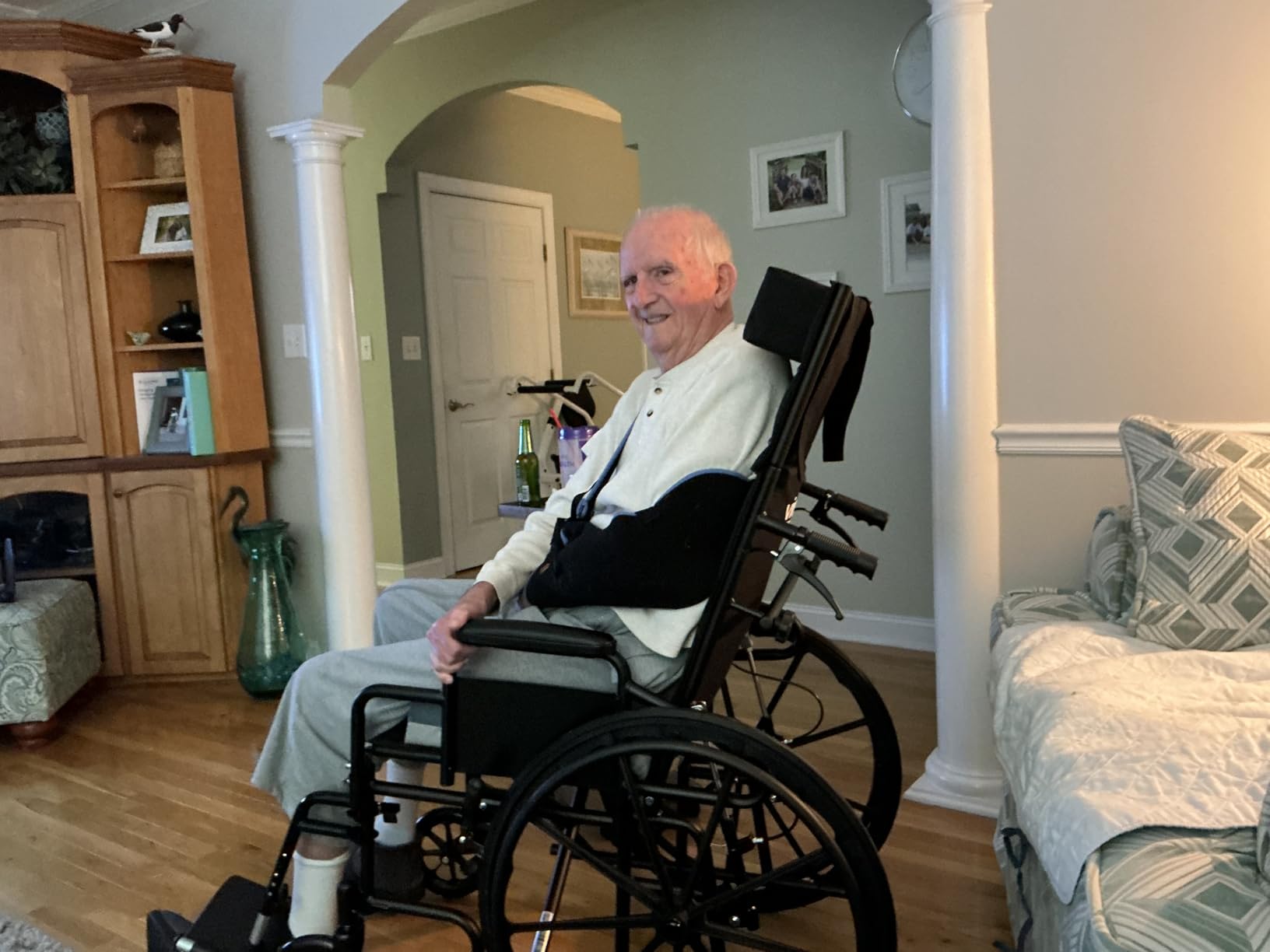 Vive Mobility Reclining Wheelchair with Elevating Leg Rests - Heavy Duty | Recliner Wheel Chair for Seniors & Adults -Wide 18