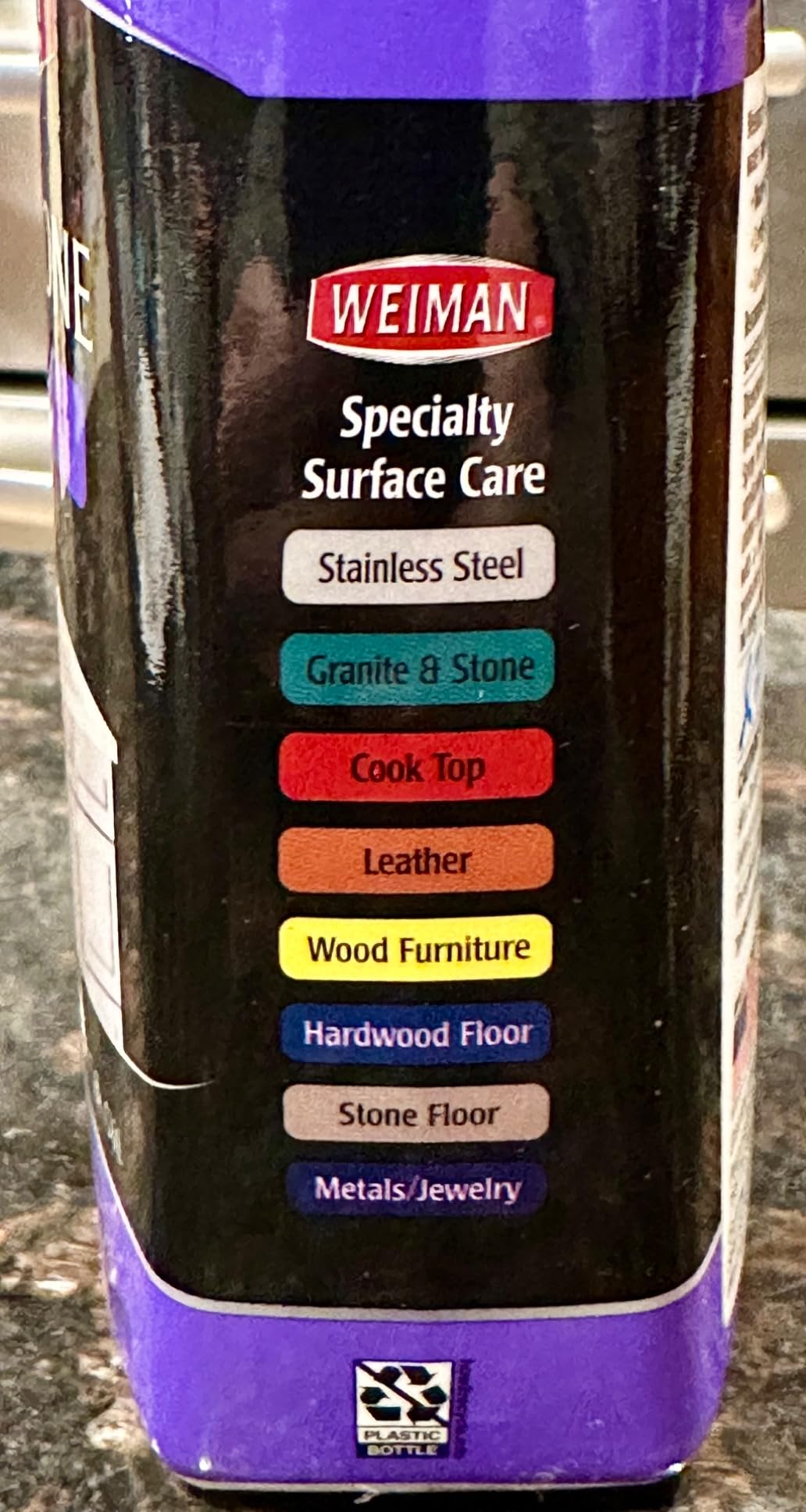 Weiman Granite and Stone Sealer Spray - Protects Kitchen Countertops, Sinks, Showers, Vanities and Floors From Stains - For Granite, Quartz, Marble, Tile, Limestone, Slate customer photo 1