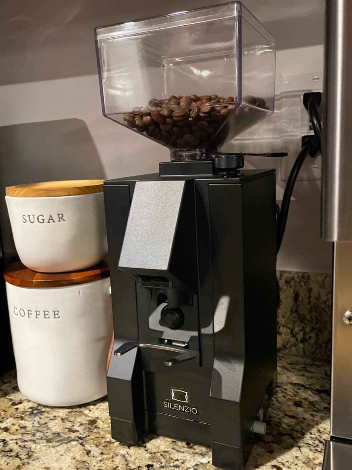 Eureka Mignon Silenzio Espresso Grinder, White, 55mm customer photo 1