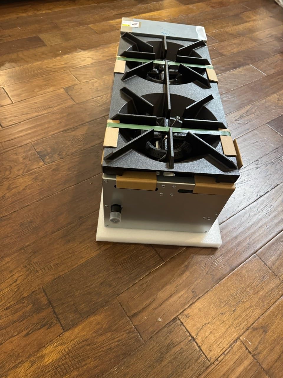 VEVOR Commercial Gas Stove with 2 Burners, Propane and Natural Gas Countertop Cooking Stove Range, Stainless Steel Gas Hot Plate, Commercial Cooking Equipment for Restaurant, 56,000 BTU customer photo 2