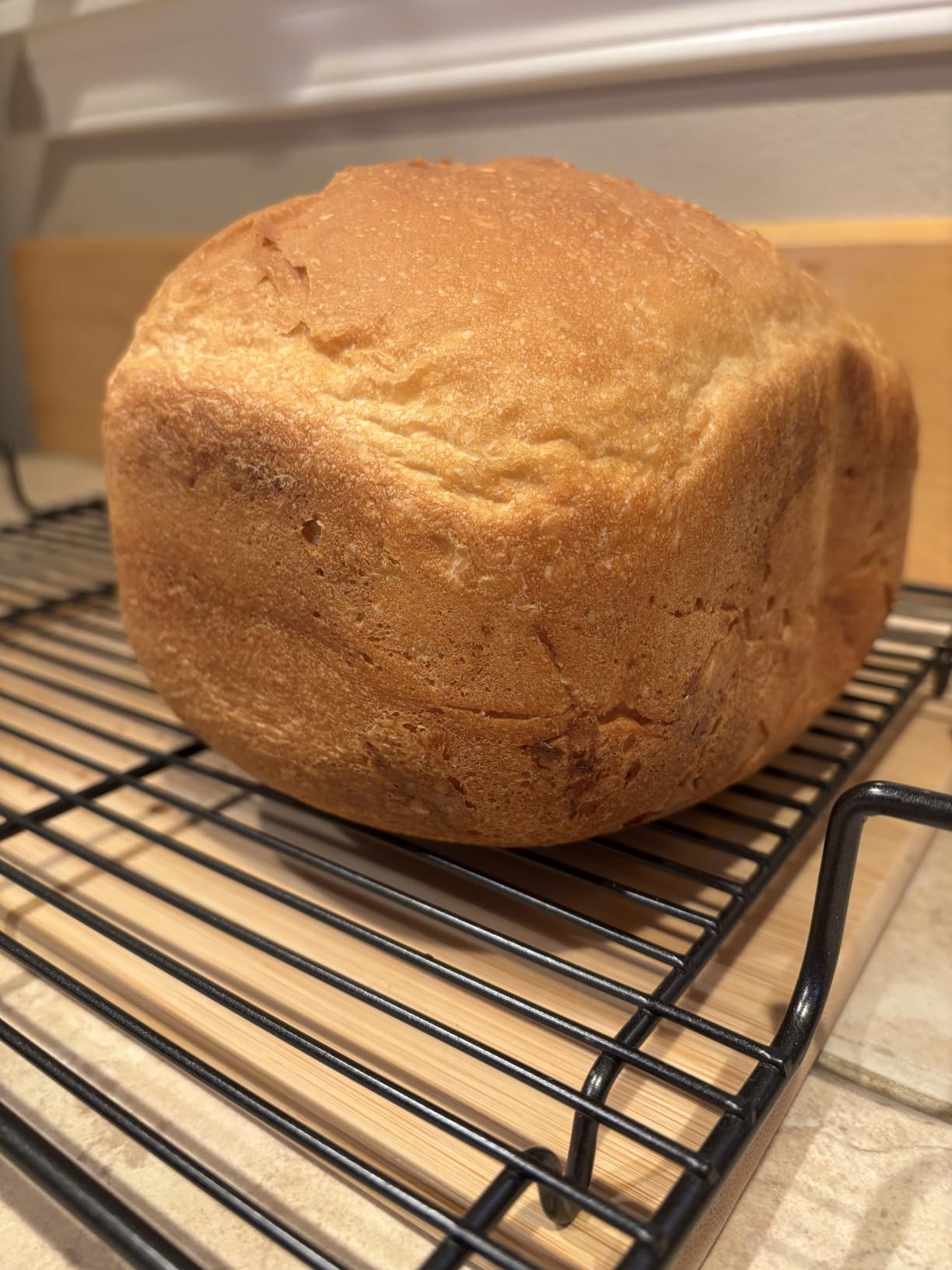 OSIPOTO 2LB Bread Maker, 17 in 1 Automatic Stainless Steel Bread Machine | Non-stick, Beginner-Friendly Controls, 15 Hour Timer, Easy to Clean Low Noise, High Success Rate for Homemade, LCD Display customer photo 1