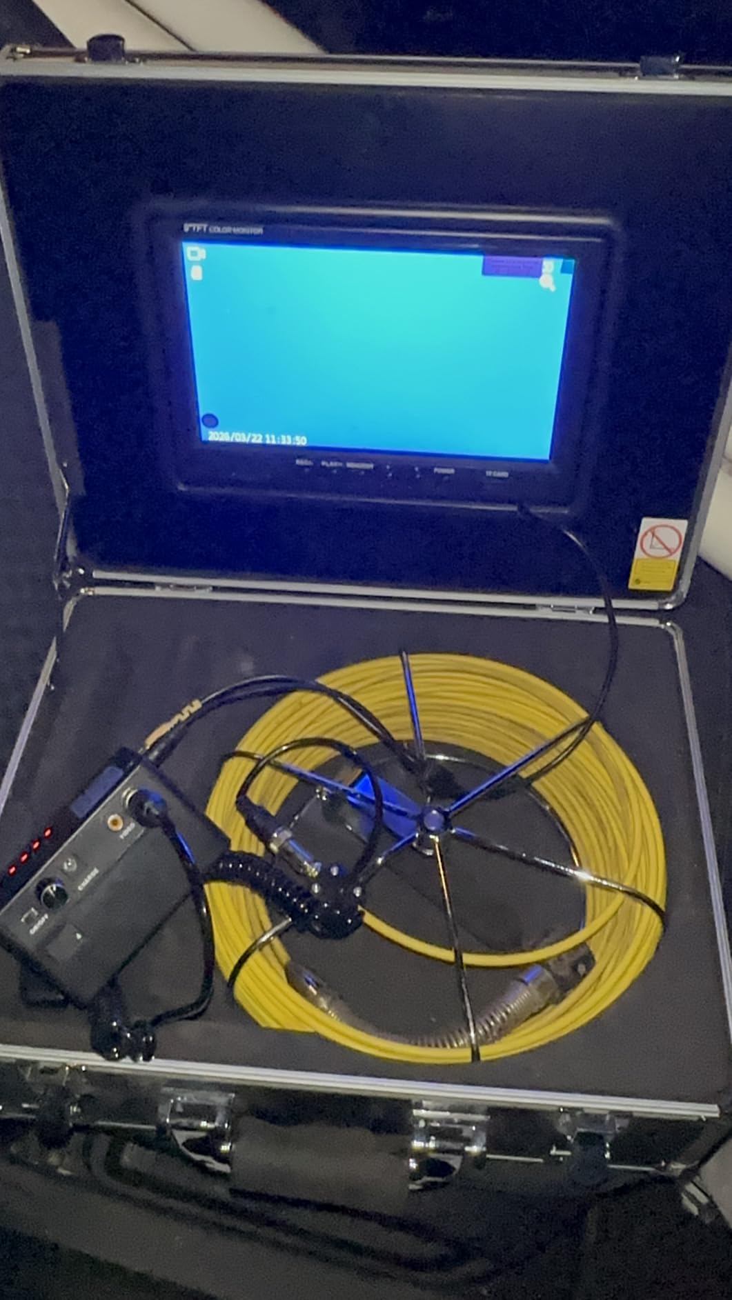 VEVOR Sewer Camera with 512Hz Locator, 165 ft/50 m, 9