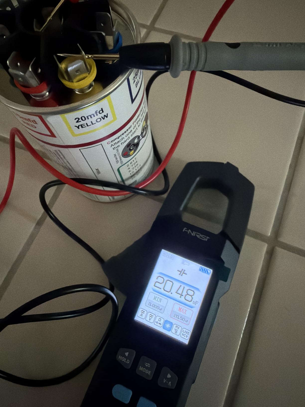 FNIRSI DMC-100 Clamp Meter 9999 Counts TRMS, 600A AC/DC Amp Meter | Graph Recording, 2