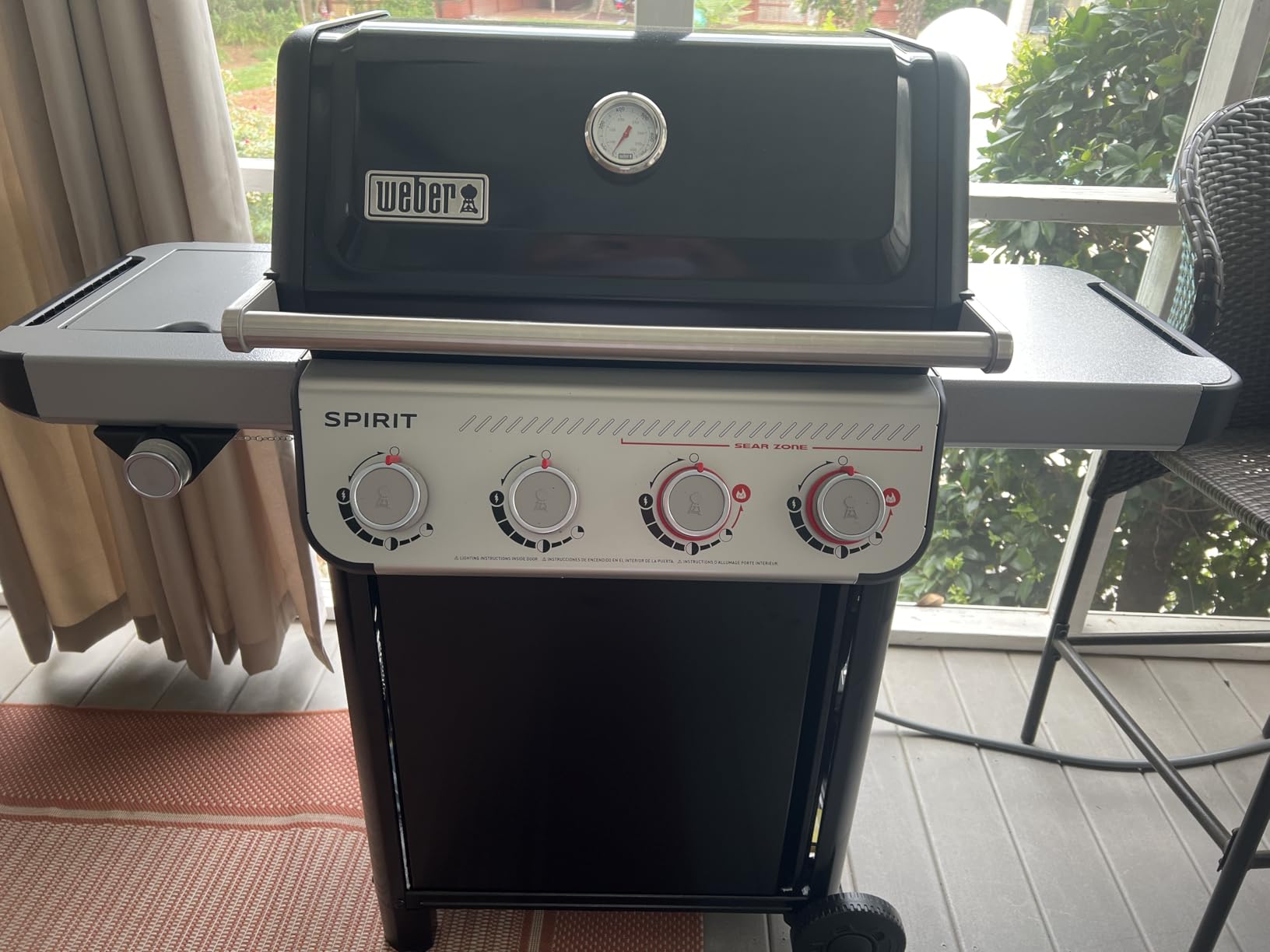 Weber Spirit E-435 Gas Grill, Outdoor Cooking, Natural Gas Grill, Black customer photo 1