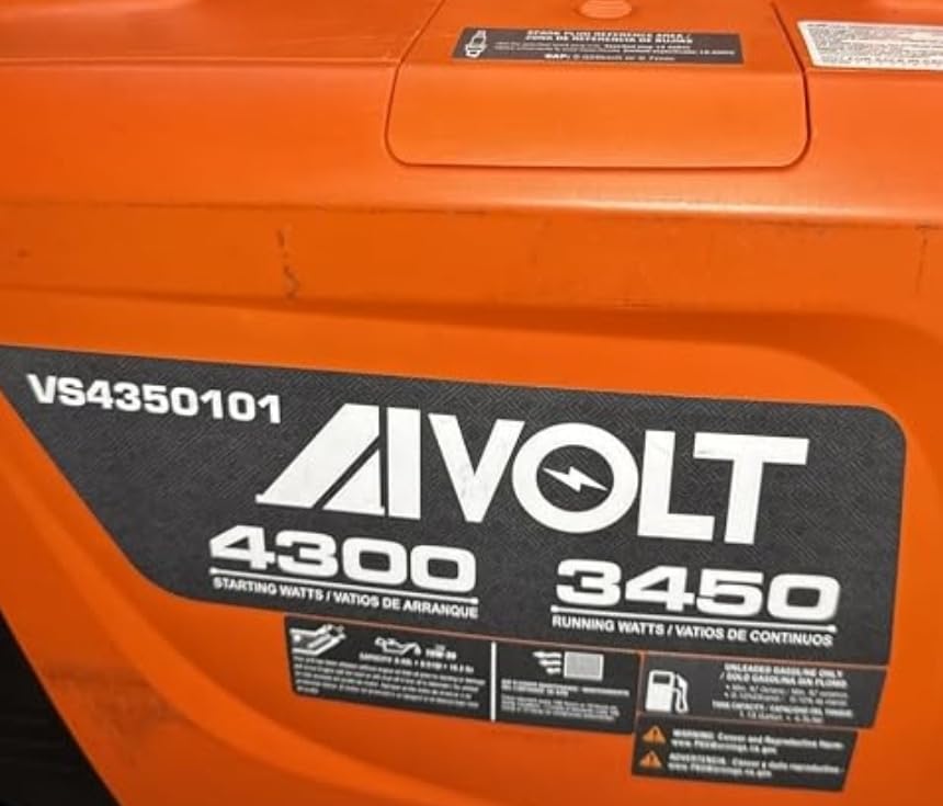 AIVOLT 4300W Dual Fuel Inverter Generator 53dB Quiet for RV Camp Home | Remote/Electric Start. 64lbs Wheels Kit. Auto-Switch Gas/Propane. 34h Propane Runtime. CO Auto-Shutoff. Parallel Ready. customer photo 1