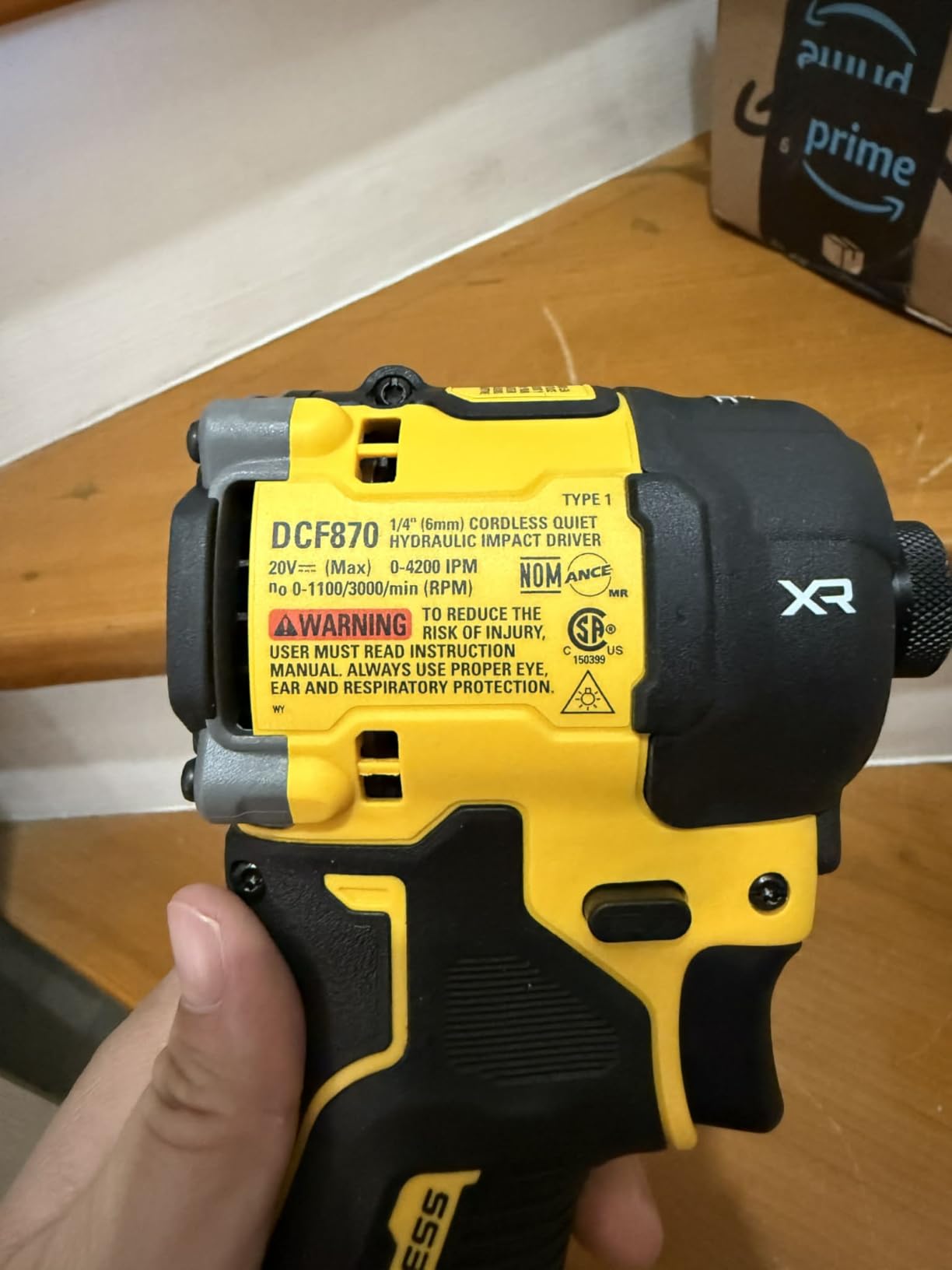 DEWALT 20V MAX 1/4 Inch Hydraulic Impact Driver (DCF870B), Quiet, Brushless Cordless, XR Extreme Runtime, LED Halo Ring, Battery Not Included customer photo 1