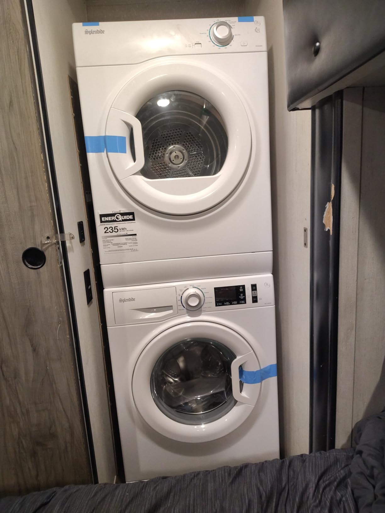 Splendide DV1725X & WFL2500X Replaces WFL1300XD Washer & DV6500X Dryer Stacked Bundle with Vent Kit & SK04 Stack Kit Included + Starter Laundry Powder - Updated Design- Freight Delivery customer photo 2