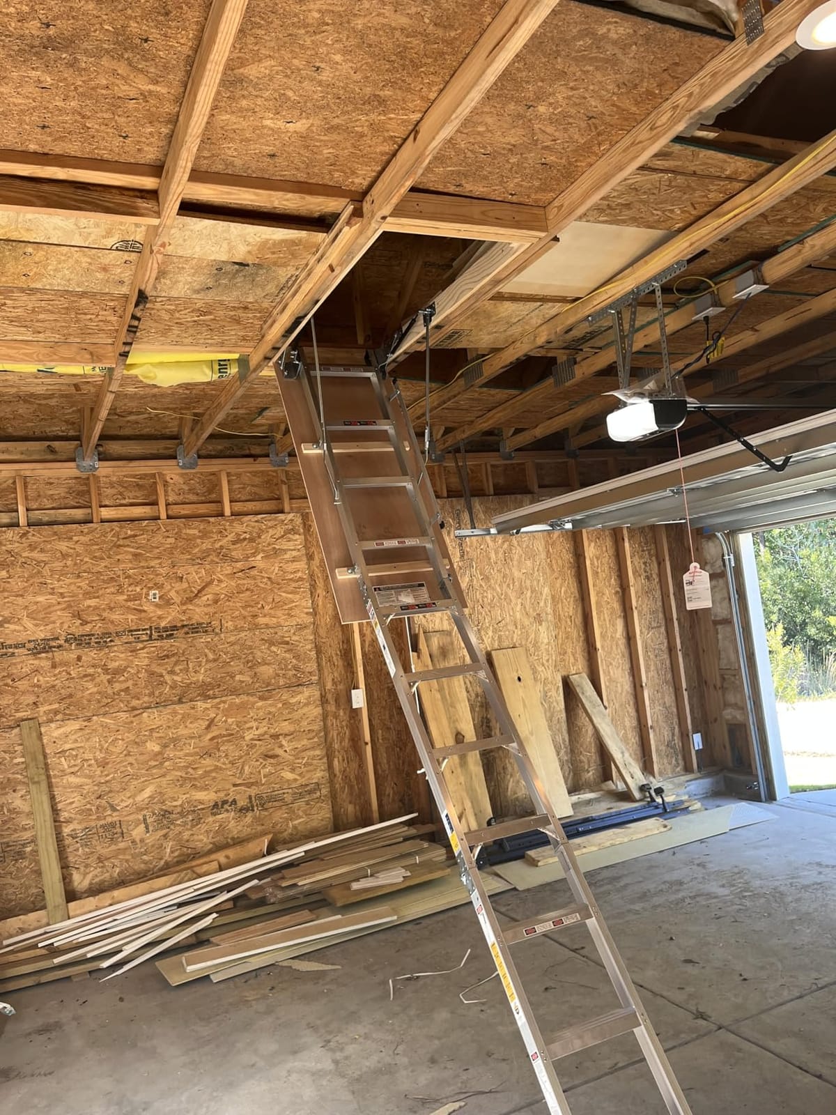 Aluminum Attic Ladder,Pull Down System,Attic Stairs,Attic Lift,for 7'8