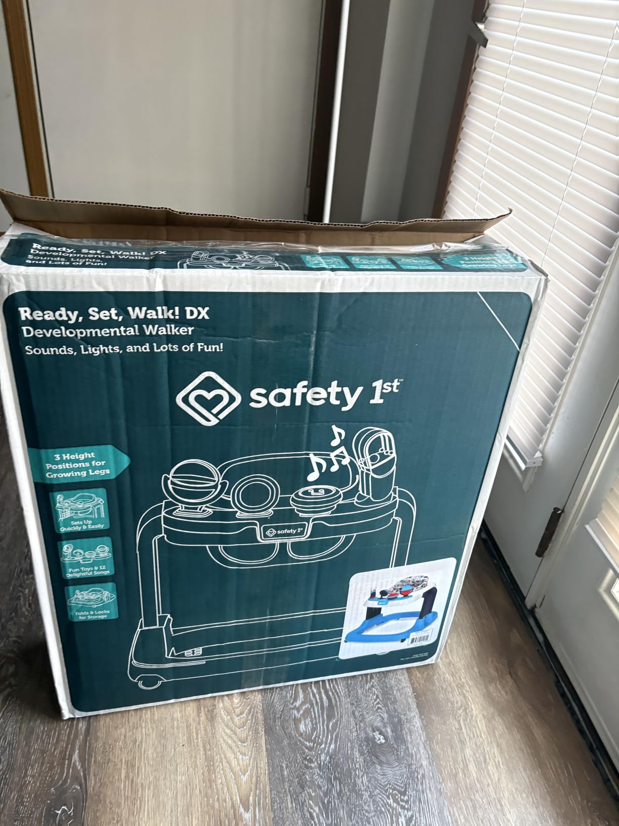 Safety 1st Ready, Set, Walk! DX Developmental Walker, Nantucket 2 customer photo 1