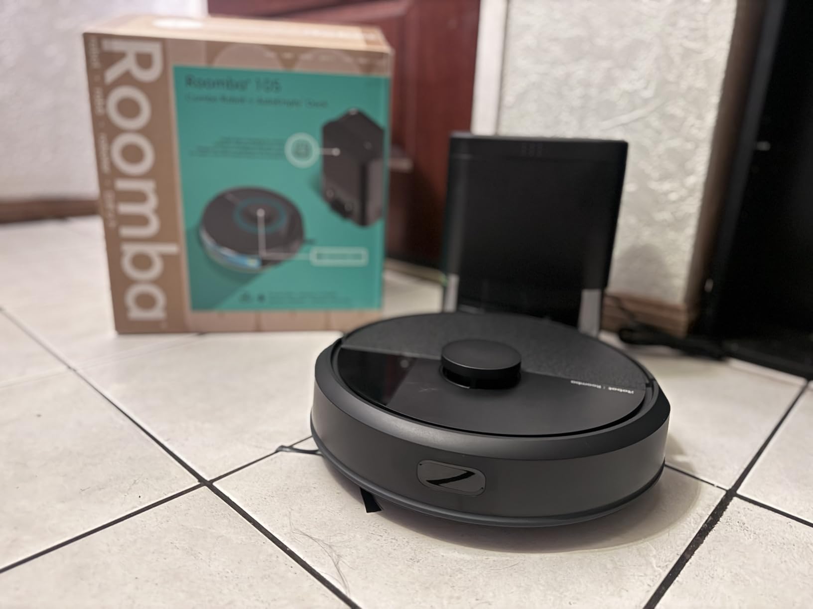 Roomba 105 Combo Robot Vacuum & Mop with AutoEmpty Dock - Self-Empties for 75 Days, Intense Power-Lifting Suction, LiDAR Navigation, Multiple Cleaning Modes, Avoids Mopping Carpet customer photo 2