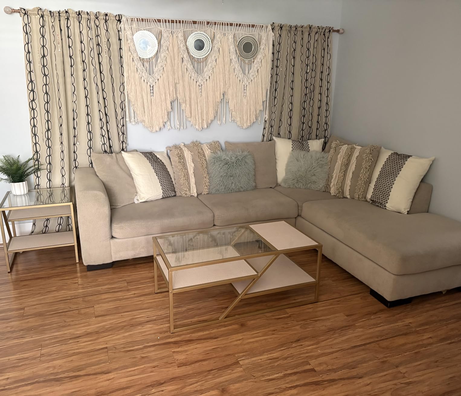Area Rug 8x10 Washable Rug, Vintage Boho Medallion Rugs Non-Slip Soft Low Pile Large Distressed Rug Indoor Retro Carpet for Living Room Bedroom Dining Room Office Children's Room(Beige, 8'x10') customer photo 1