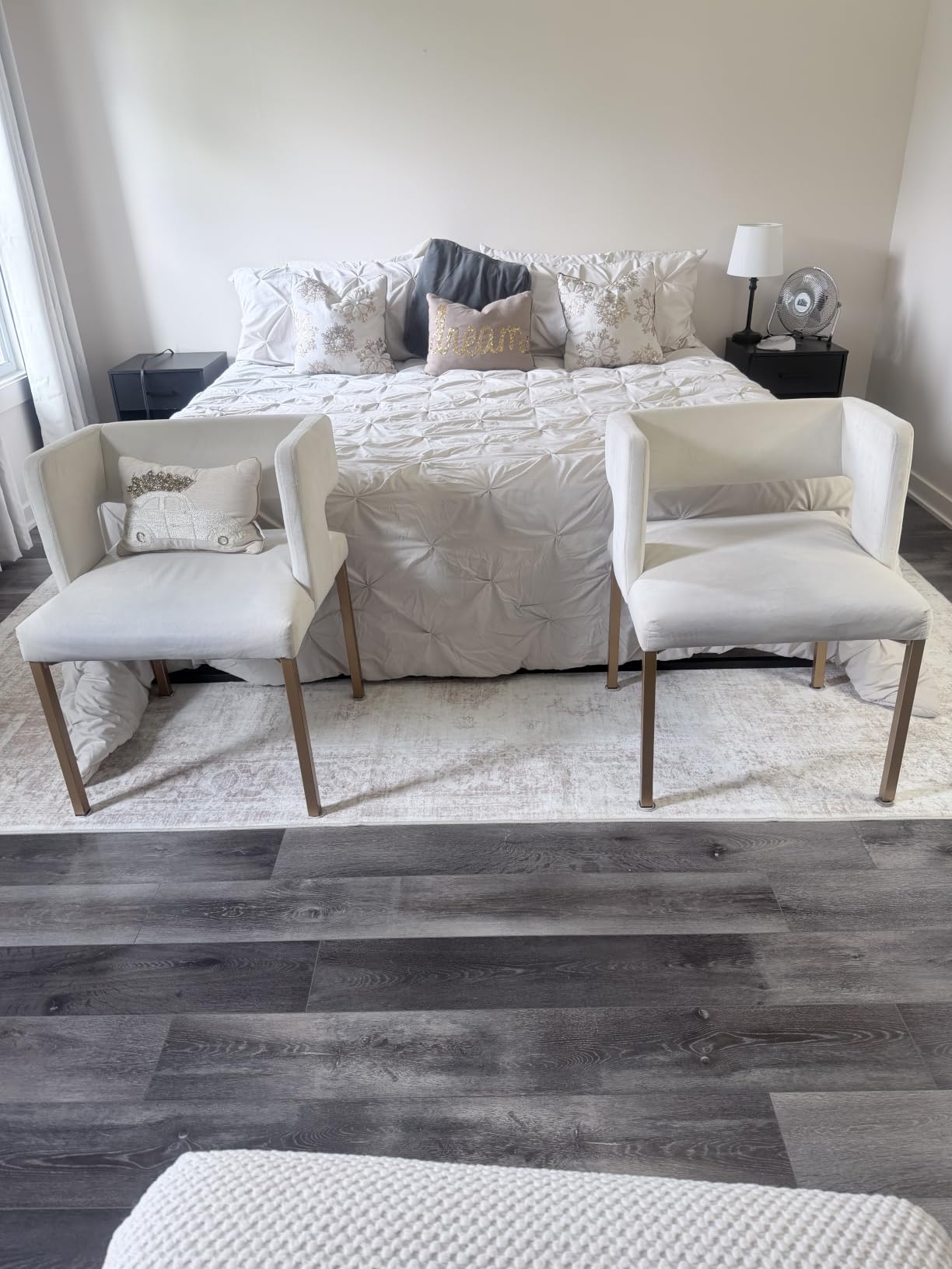 Area Rug 8x10 Washable Rug, Vintage Boho Medallion Rugs Non-Slip Soft Low Pile Large Distressed Rug Indoor Retro Carpet for Living Room Bedroom Dining Room Office Children's Room(Beige, 8'x10') customer photo 2