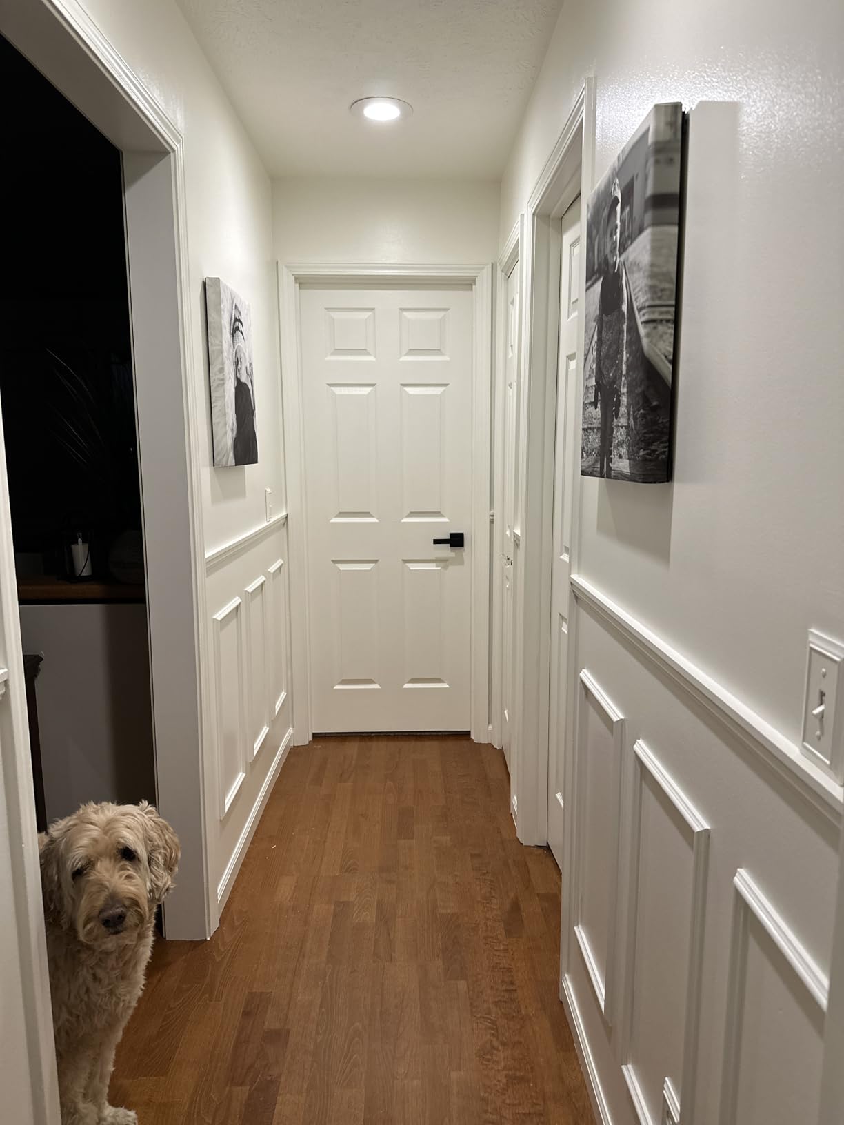 Colingmill Accent Wall Molding Kit Premade Panel, 6set, 20x20in | Wainscoting Panels, Peel and Stick, Wall Moulding, 3D, White, Pre Cut Picture Frame Trim, for Walls Home Decoration customer photo 2