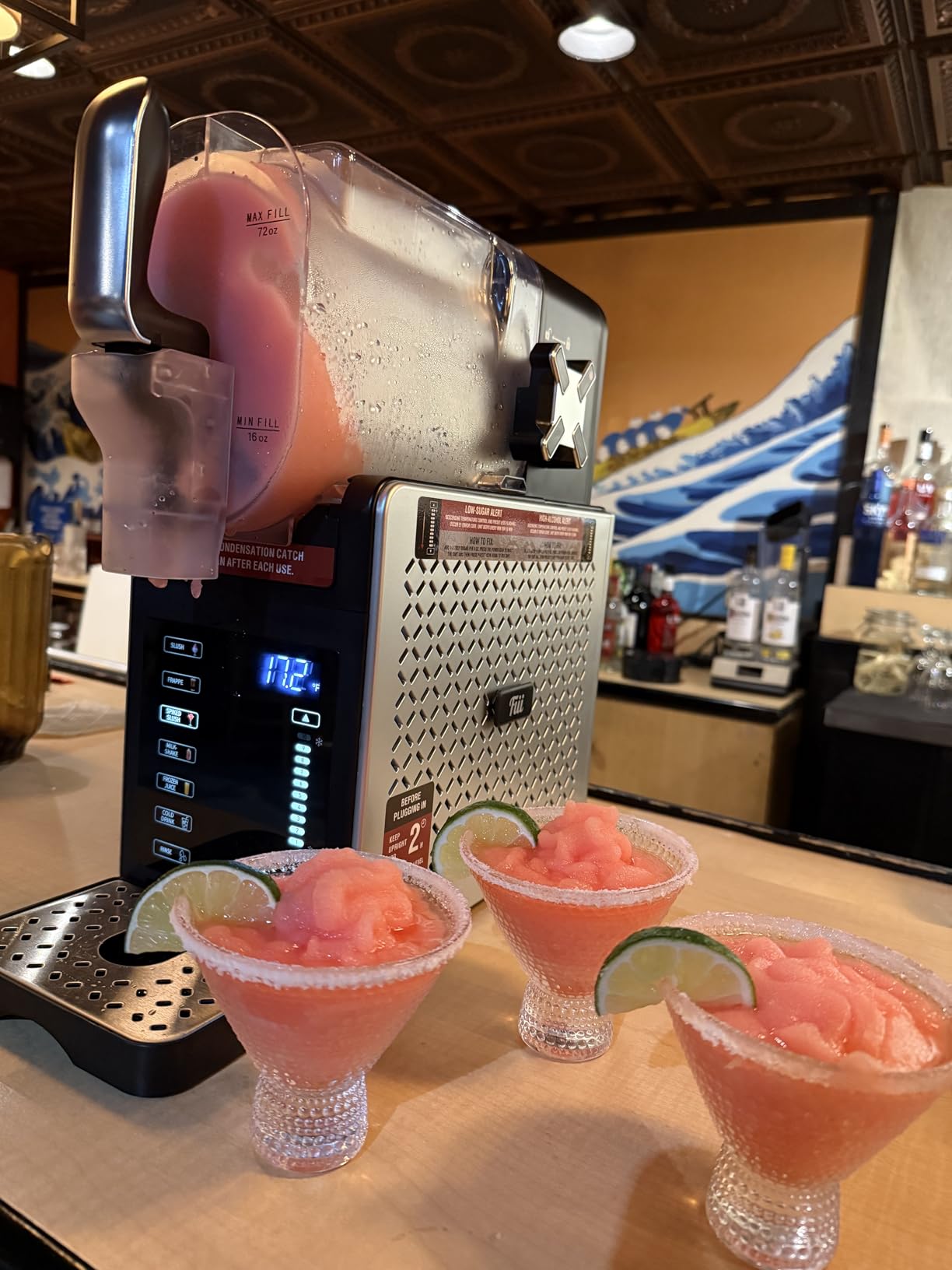 Fiii Slushie Machine 92 oz, Slushy Machine for Home, 6 Preset Programs, Quiet Operation, LED Display, Auto-Clean, No Ice Needed, Perfect for Milkshakes, Margarita Smoothie, Frappes and More customer photo 1