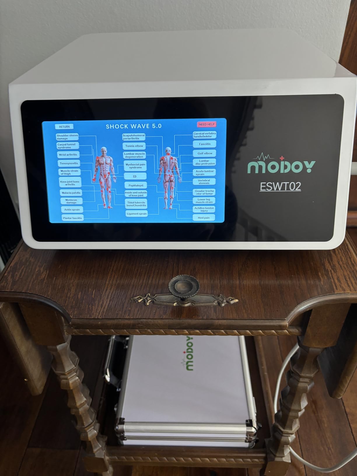 Shockwave Therapy Machine, FSA&HSA Shock Wave Therapy Device, ESWT02 | Home & Clinical Use, Joint/Muscle Pain Relief, Non-Invasive Extracorporeal Shockwave Therapy, AC 110V / 60Hz, 0.5~10 Bar customer photo 1