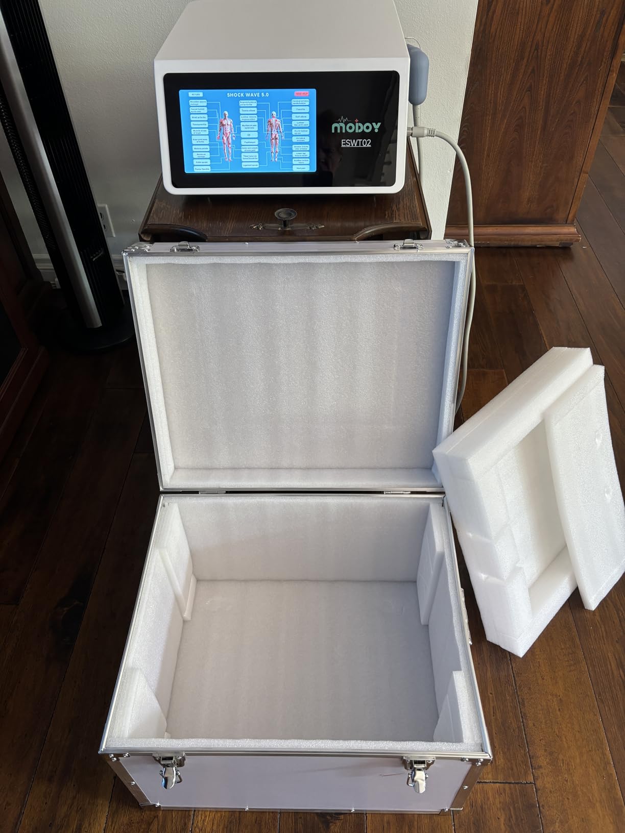 Shockwave Therapy Machine, FSA&HSA Shock Wave Therapy Device, ESWT02 | Home & Clinical Use, Joint/Muscle Pain Relief, Non-Invasive Extracorporeal Shockwave Therapy, AC 110V / 60Hz, 0.5~10 Bar customer photo 2