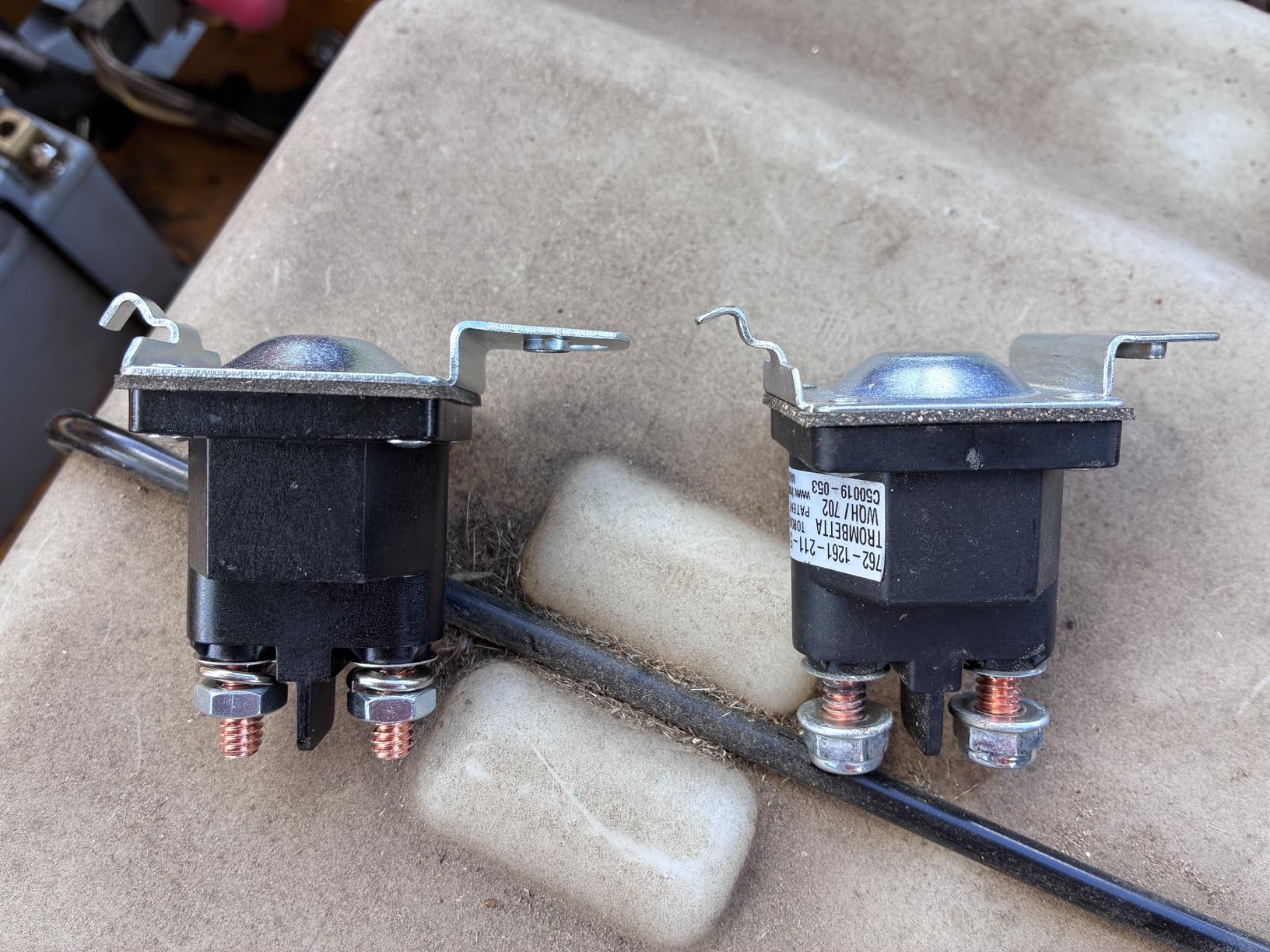 725-06153A Starter Solenoid for Cub Cadet XT1 XT2 Enduro RZT LT1 ZT1 ZT2 MTD Troy Bilt Yard Man Husky Yard Machines Craftsman Zero Turn Riding Lawn Mower Tractor customer photo 2