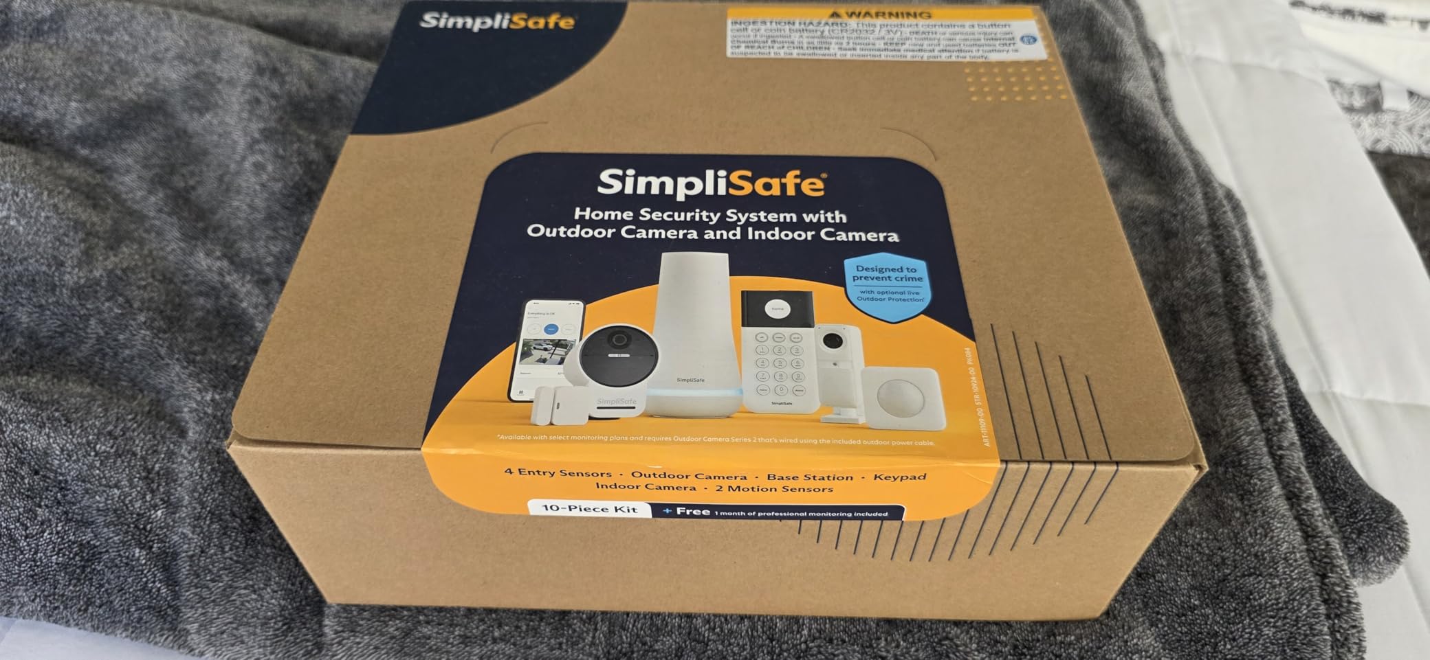 SimpliSafe 10 Piece Wireless Home Security System with Outdoor Camera - Optional 24/7 Professional Monitoring - No Contract - Compatible with Alexa and Google Assistant customer photo 2