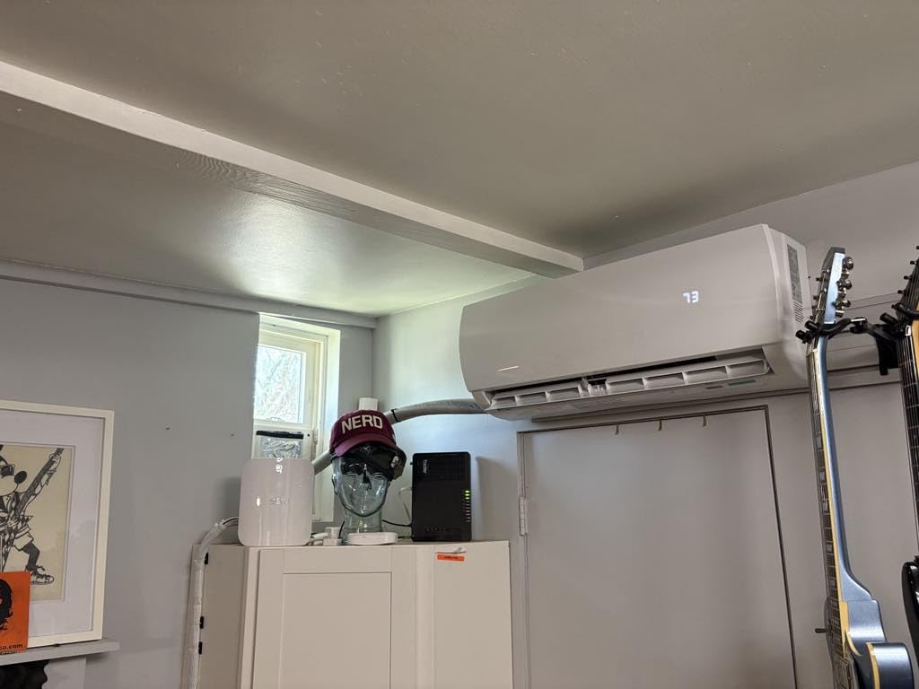 Mountman 12000 BTU Mini Split AC/Heating System,19 SEER2 110/120V Energy Efficient Ductless Inverter System,Cools Up to 750 Sq.Ft with Pre-Charged Condenser,Heat Pump & Installation Kits customer photo 1