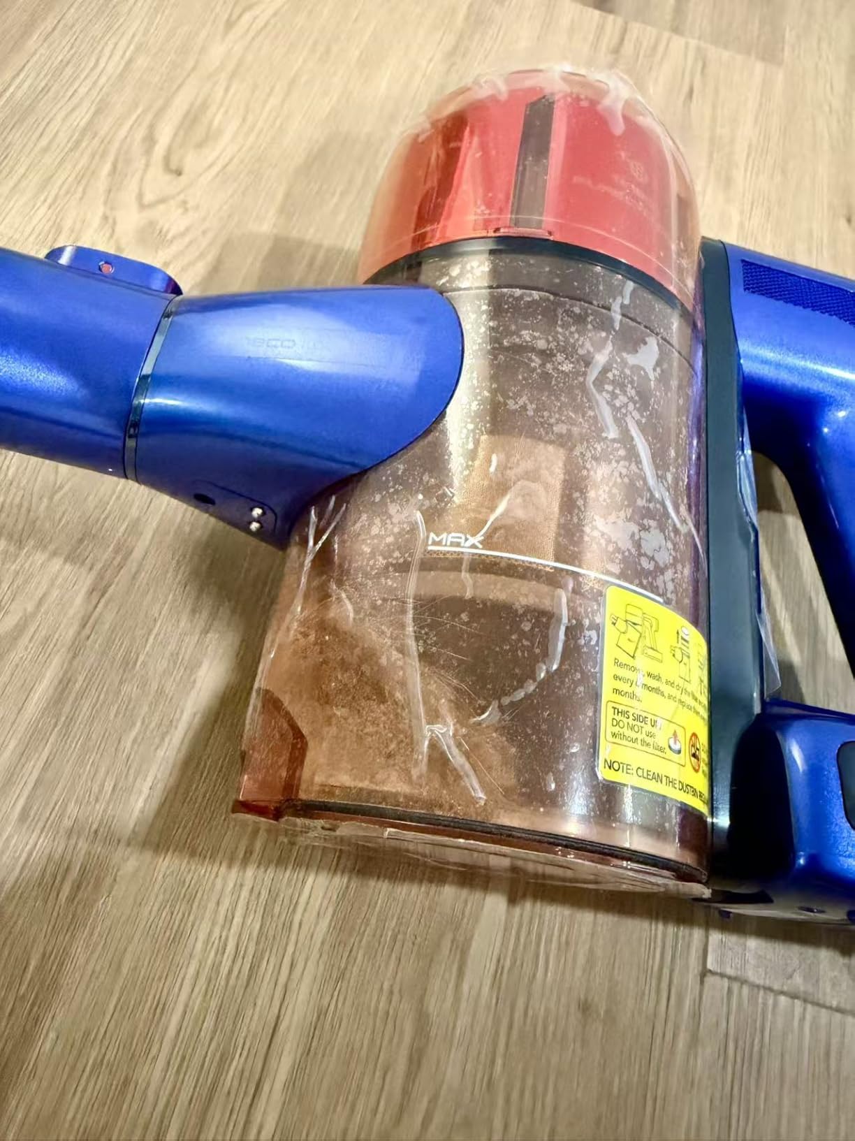 Tineco Pure ONE S70 Cordless Vacuum Cleaner, 200AW Powerful Suction, Up to 95min Runtime, Zero Tangle Brush, 180° Foldable Tube, Stick Vacuum Cleaner for Pet Hair, Carpet & Hard Floor (Gray) customer photo 1