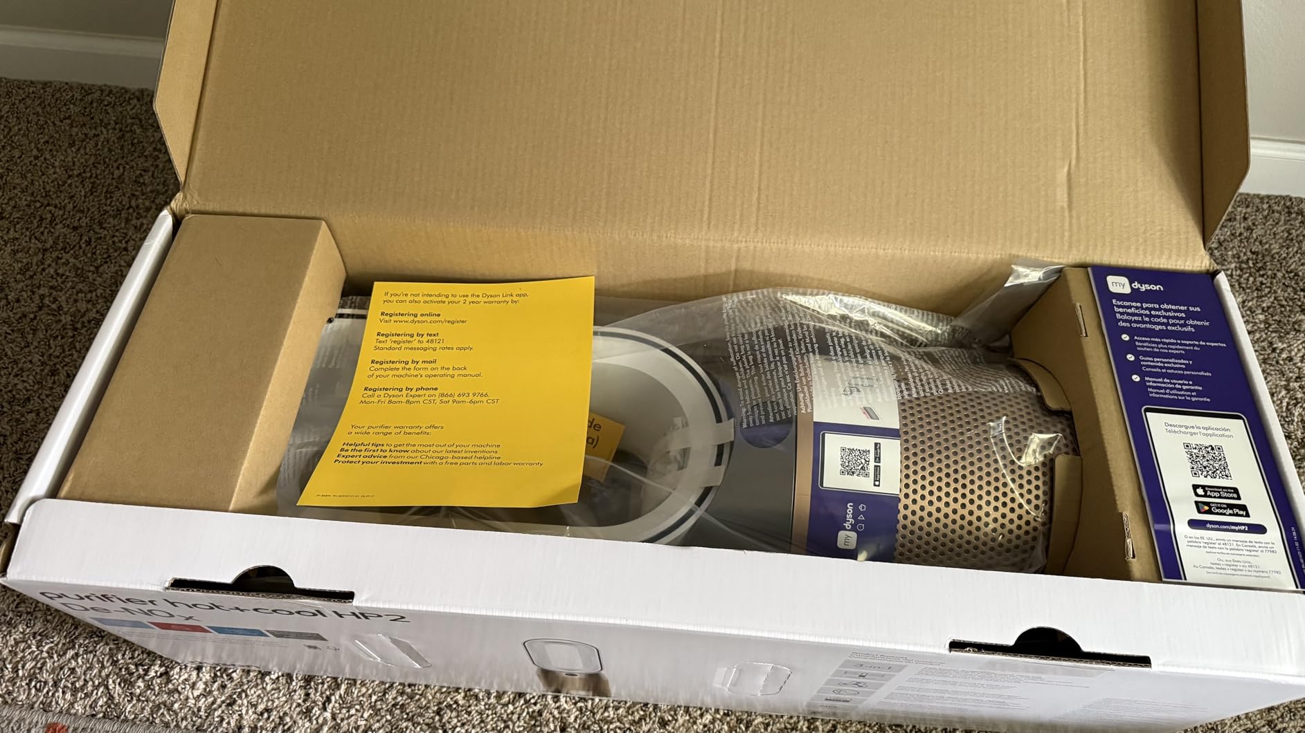 Dyson Purifier Hot+Cool HP2 De-NOx customer photo 2
