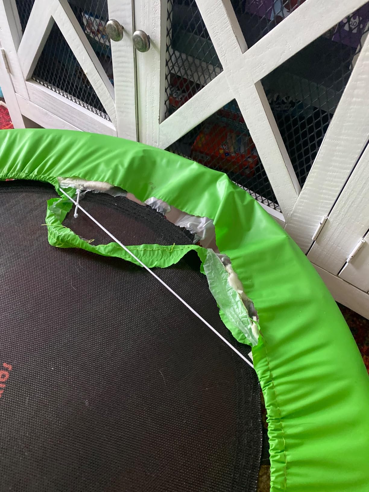 Ativafit 36inch Elastic Band Big Handle Toddler Trampoline for Kids Ages 2-6 Indoor Outdoor Mini Trampoline customer photo 1