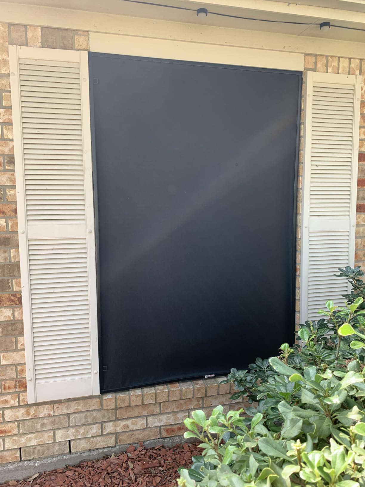 Custom Solar Screens for Windows Exterior 95% Shade, Pre-Framed, Assembled | Solar Window Screen Mesh for Reduced Glare & Heat, 95% UV & Insect Blocker, Fully-Assembled & Ready to Install customer photo 1