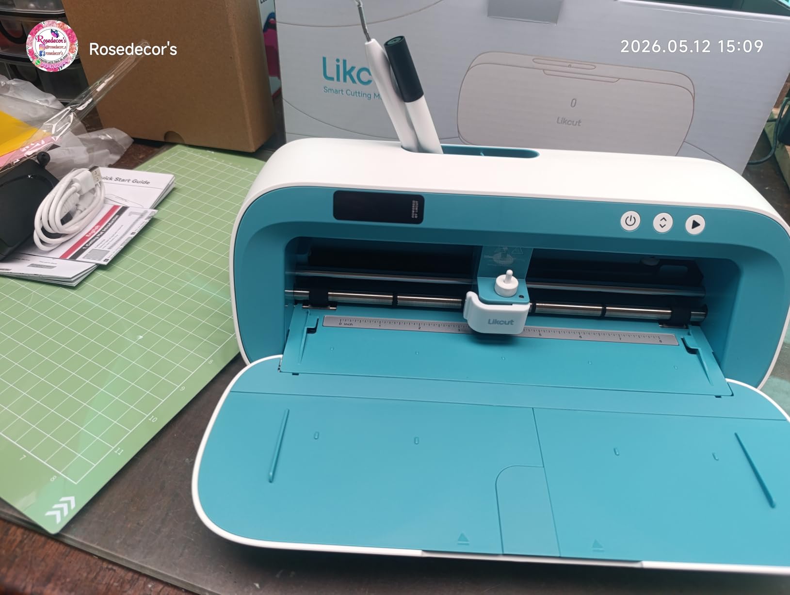 Likcut S41 Vinyl Cutter Machine with Print Then Cut - AI Image Generation Sticker Cutter and Maker Machine for Room Decor, HTV, Cardstock and Custom Stickers customer photo 2