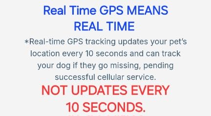 petivity Dog GPS Tracker Powered by Purina, Waterproof Real Time Tracking GPS Dog Collar, Downloadable App, Subscription Required customer photo 1