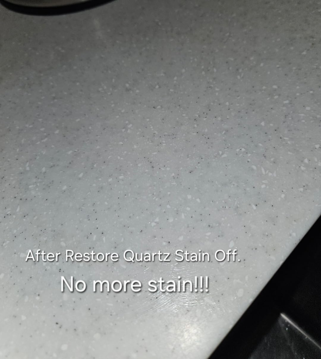Quartz Stain Off - Quartz Countertop Stain Remover Cream and Deep Cleaner | Removes Coffee, Water, Grease and Food Stains | Non-Abrasive, Scratch-Free customer photo 2