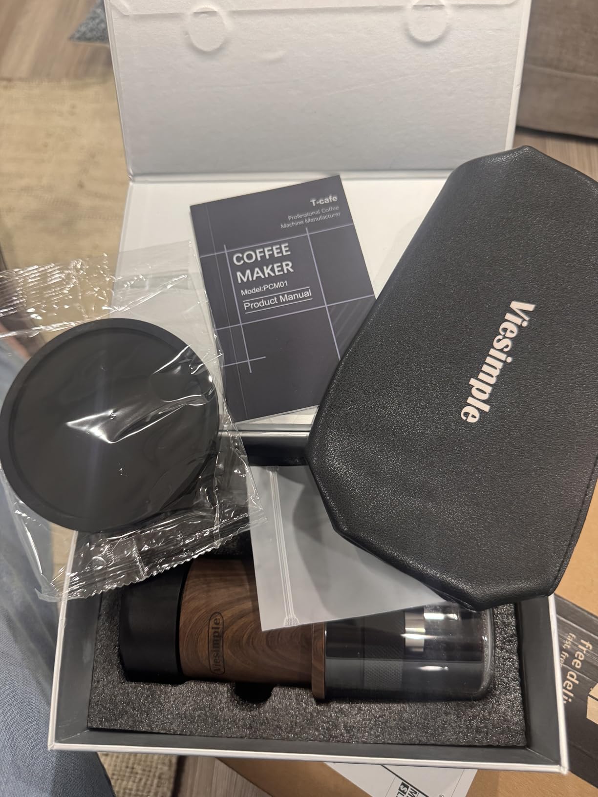 M5 Portable Manual Espresso Maker, No-Electric Coffee Machine | 2-in-1 bottomless portafilter, all-aluminum build, 80ml tank and 2-year warranty for camping, travel and office. customer photo 2