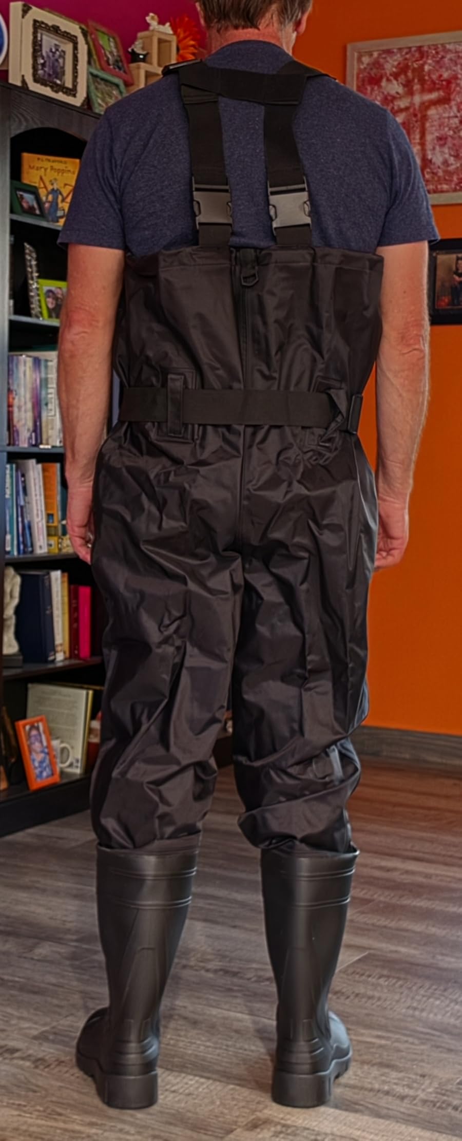 Extremus by KastKing MarshPro Fishing Waders for Men with Boots | 100% Waterproof, Upgraded Slip-Resistant Boots, Tear-Resistant Nylon, Reinforced Knee Pads, Multiple Pockets, Wader Hanger customer photo 2