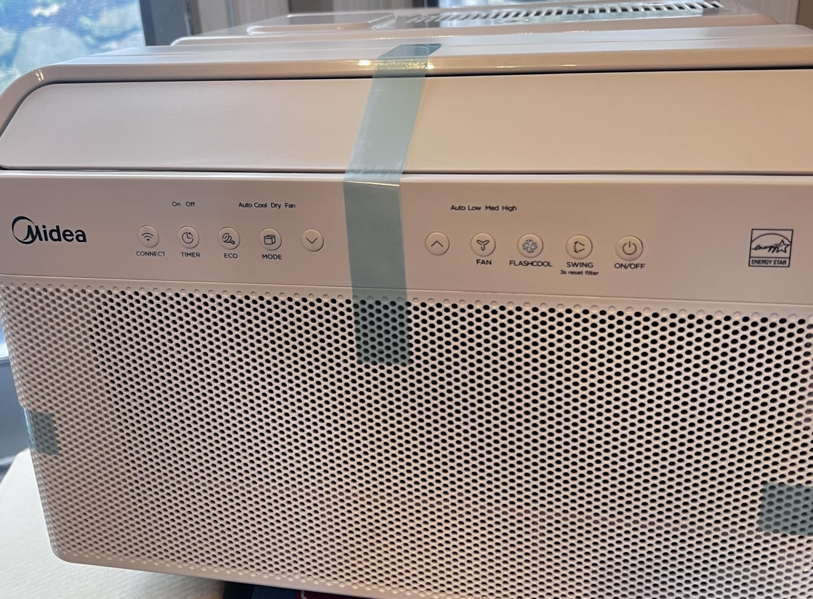 Midea 12,000 BTU U Shaped Window Air Conditioner, Cools up to 550 Sq Ft | Ultra Quiet U-Shaped Design, Inverter Control, Open Window Flexibility, Alexa/Google Assistant, 37% Energy Savings, 2026 New customer photo 1