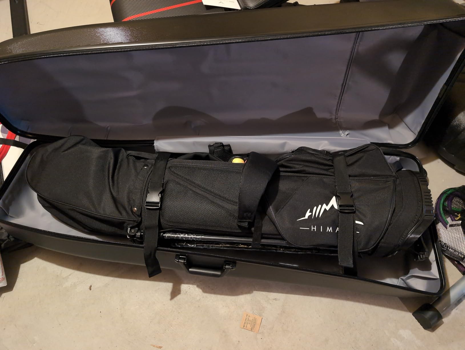 uniHimal Hard Case Golf Travel Bag, Waterproof Club Protection | PC Hard Case, Ultimate Protection, Classic Design, Airport Transport, Club Protection customer photo 2