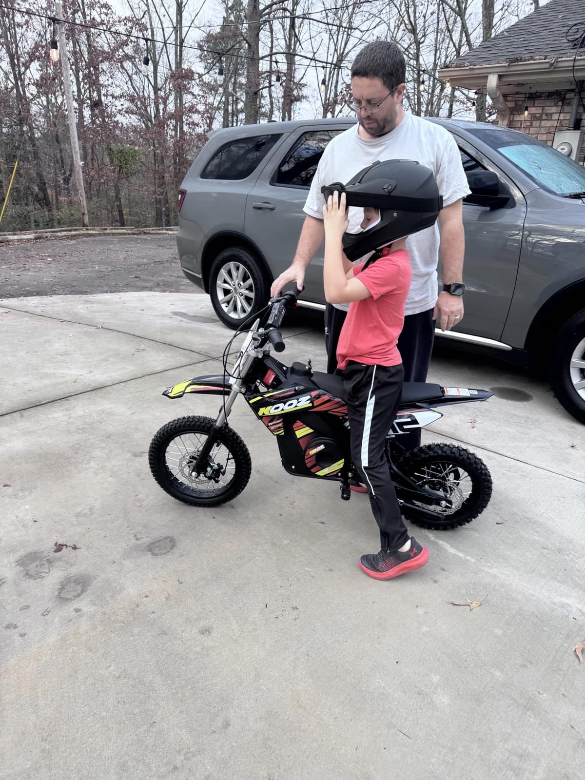 KOOZ HP112E PRO 36V 1000W Electric Dirt Bike Motorcycle for Kids customer photo 1