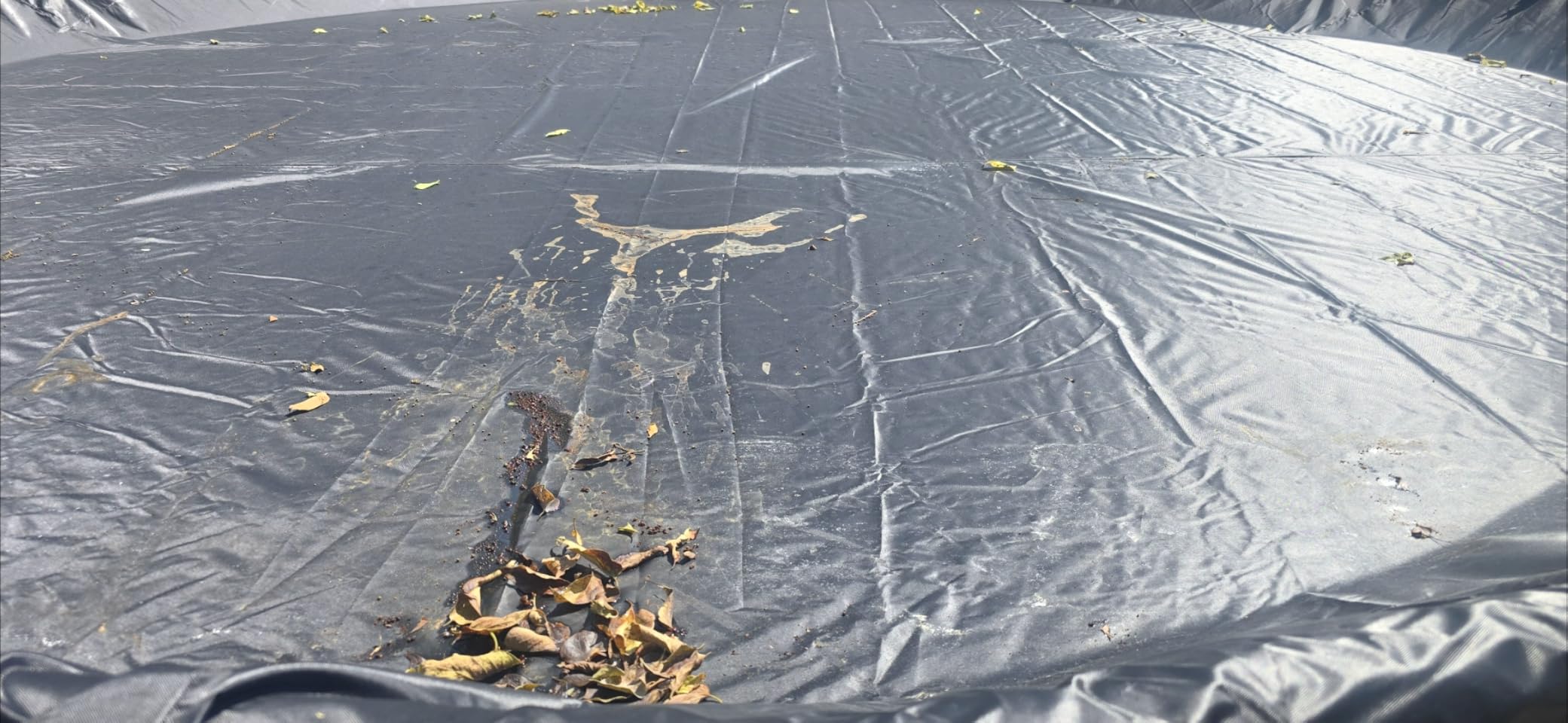 QH.HOME 550D 18 Ft Round Winter Pool Cover Tear Resistant Heavy Duty Fabric | Pre-installed winch and rope ensure snug fit with windproof outdoor protection customer photo 1