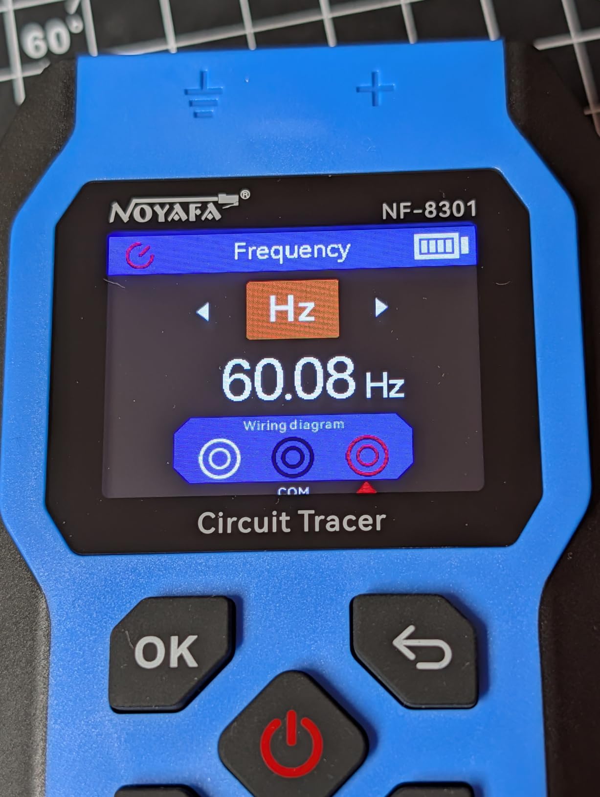 NOYAFA Underground Wire Locator with Multimeter, 8 Ft Max Detect Depth | 3280 FT 12-1000V NVC Buried Circuit Tracer for Fuses, Irrigation, Metal Pipes Wall Wires Utility Cable Locator- NF-8301Blue customer photo 2