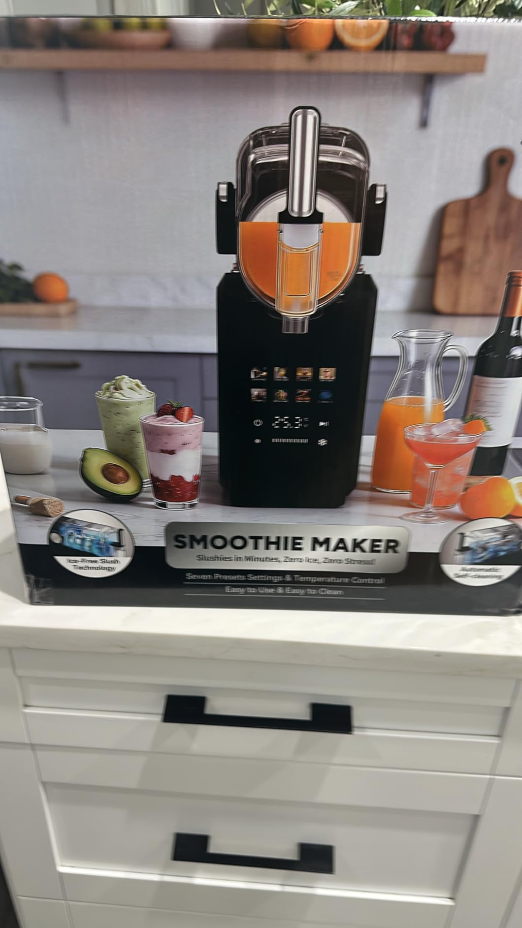 Slushie Machine for Home, 8 Presets, No Ice Needed Frozen Drink Maker, 61oz | Margarita & Slushy Maker, Ready in 15 Min, Self-Cleaning, Touchscreen, Quiet, Perfect for Home Party Restaurant Bar Cafe customer photo 1