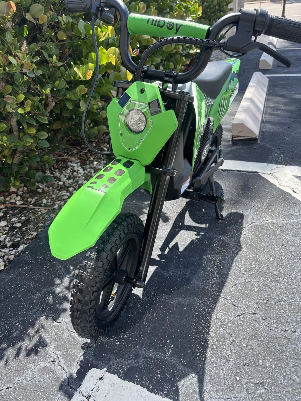 Hiboy DK2 Electric Dirt Bike for Kids Age 3-7, 3-Speed Toy Motorcycle | Up to 13 Mph & 11.2 Miles Range, Smart LED Power Display, 12