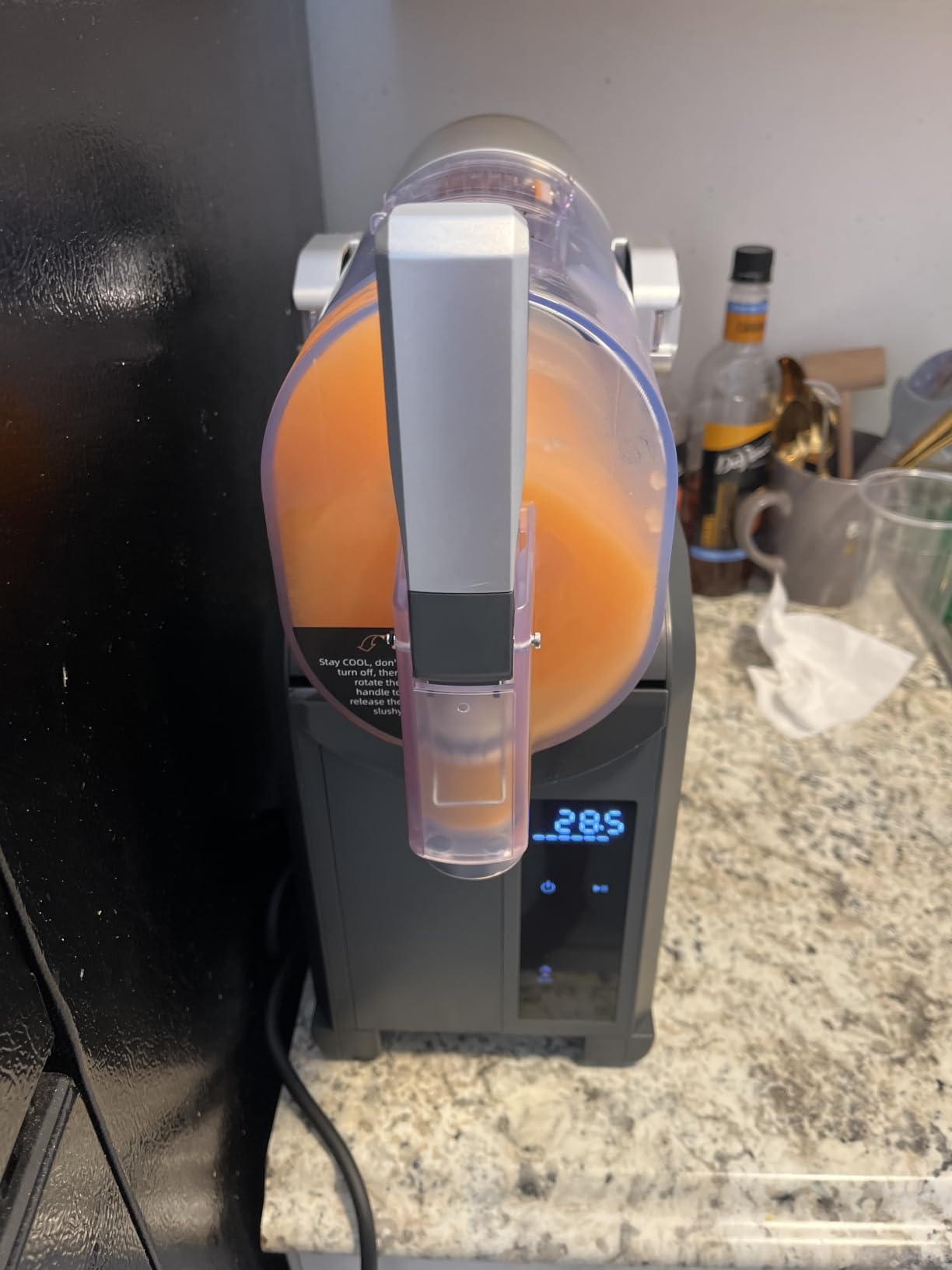 Slushie Machine for Home & Party, 2L/68oz | No Ice Needed, 6 Presets, Rapid Chill, Self-Cleaning, Frozen Drink Machine for Cold Drink, Margaritas, Frappés, Milkshake customer photo 2