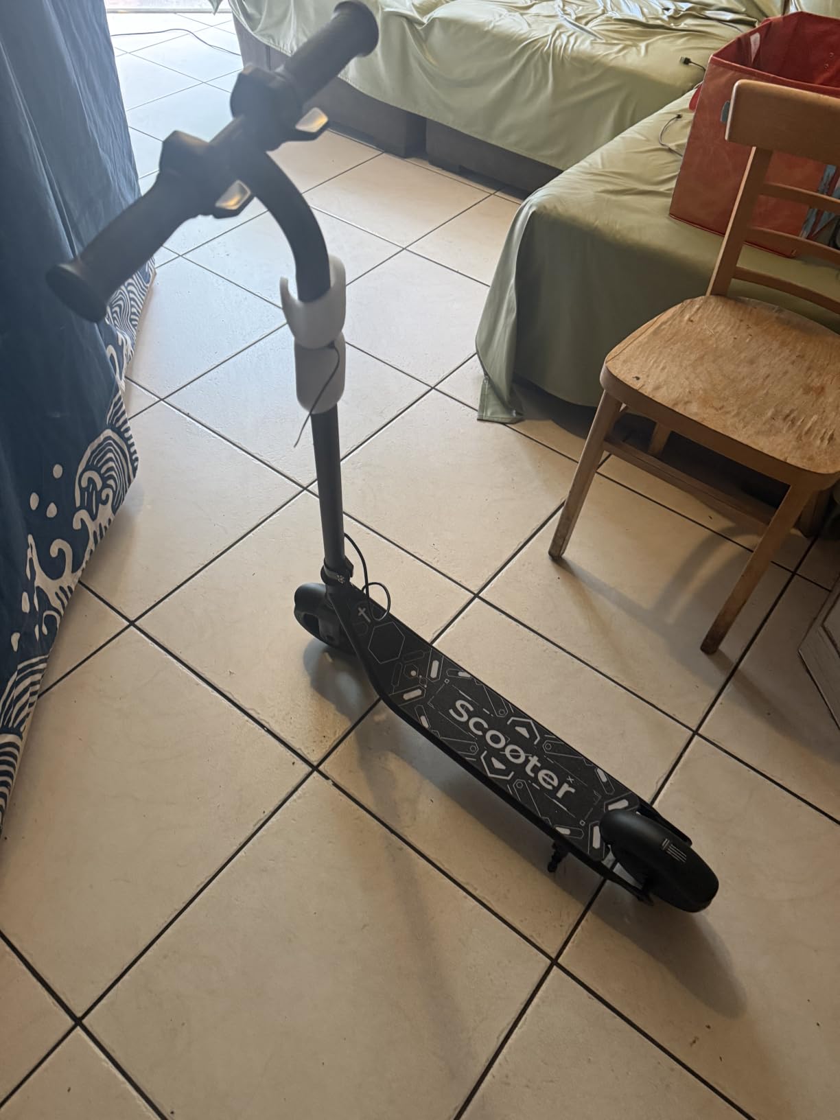 Electric Scooter for Kids Ages 6-12, 150W Motor, 10 Mph Max Speed, LED Display, K2-2 Speeds (6/10 MPH), K2 Pro-3 Speeds, Magnetic Charging, Colorful Light, Dual Brake Scooter for Girls Boys customer photo 1