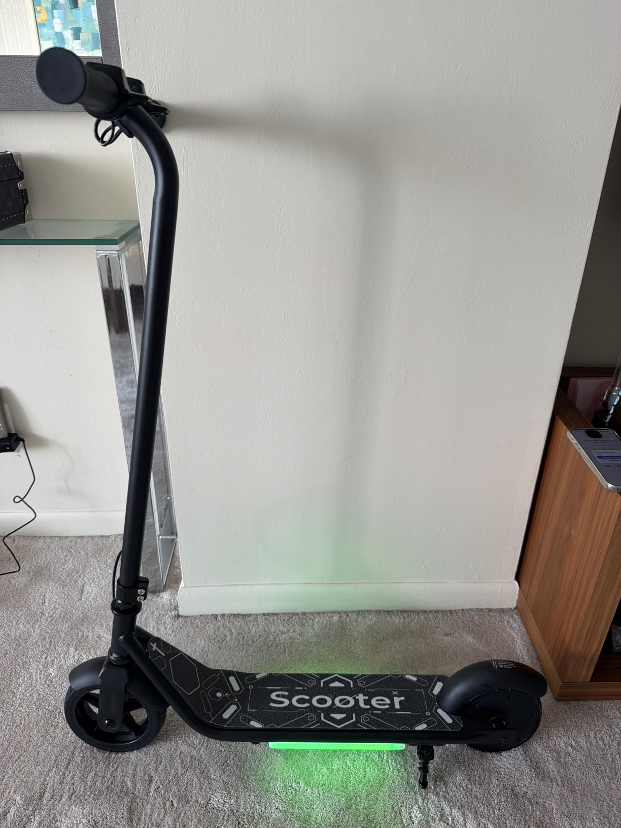 Electric Scooter for Kids Ages 6-12, 150W Motor, 10 Mph Max Speed, LED Display, K2-2 Speeds (6/10 MPH), K2 Pro-3 Speeds, Magnetic Charging, Colorful Light, Dual Brake Scooter for Girls Boys customer photo 2