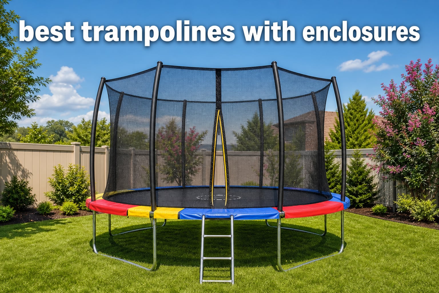 best trampolines with enclosures
