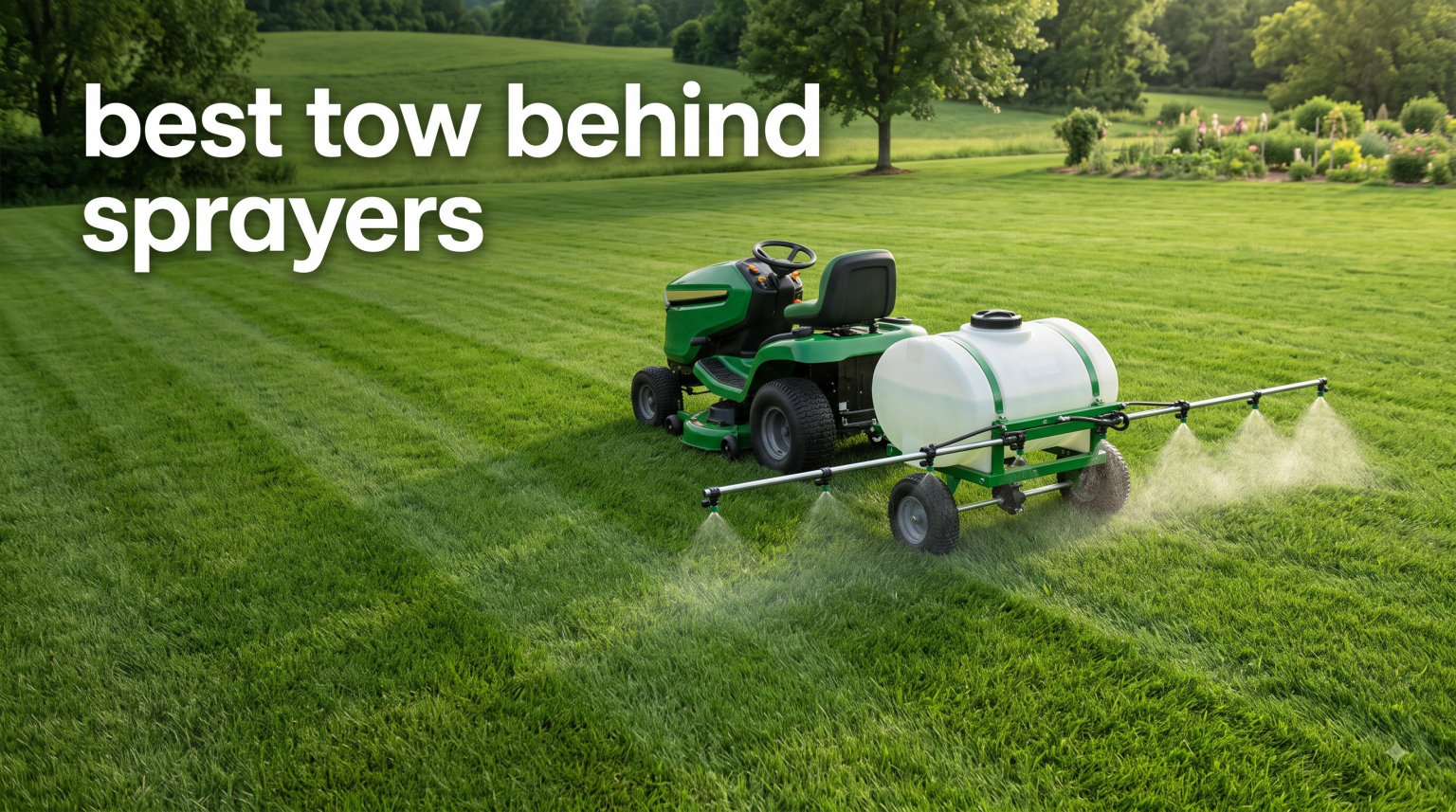 best tow behind sprayers