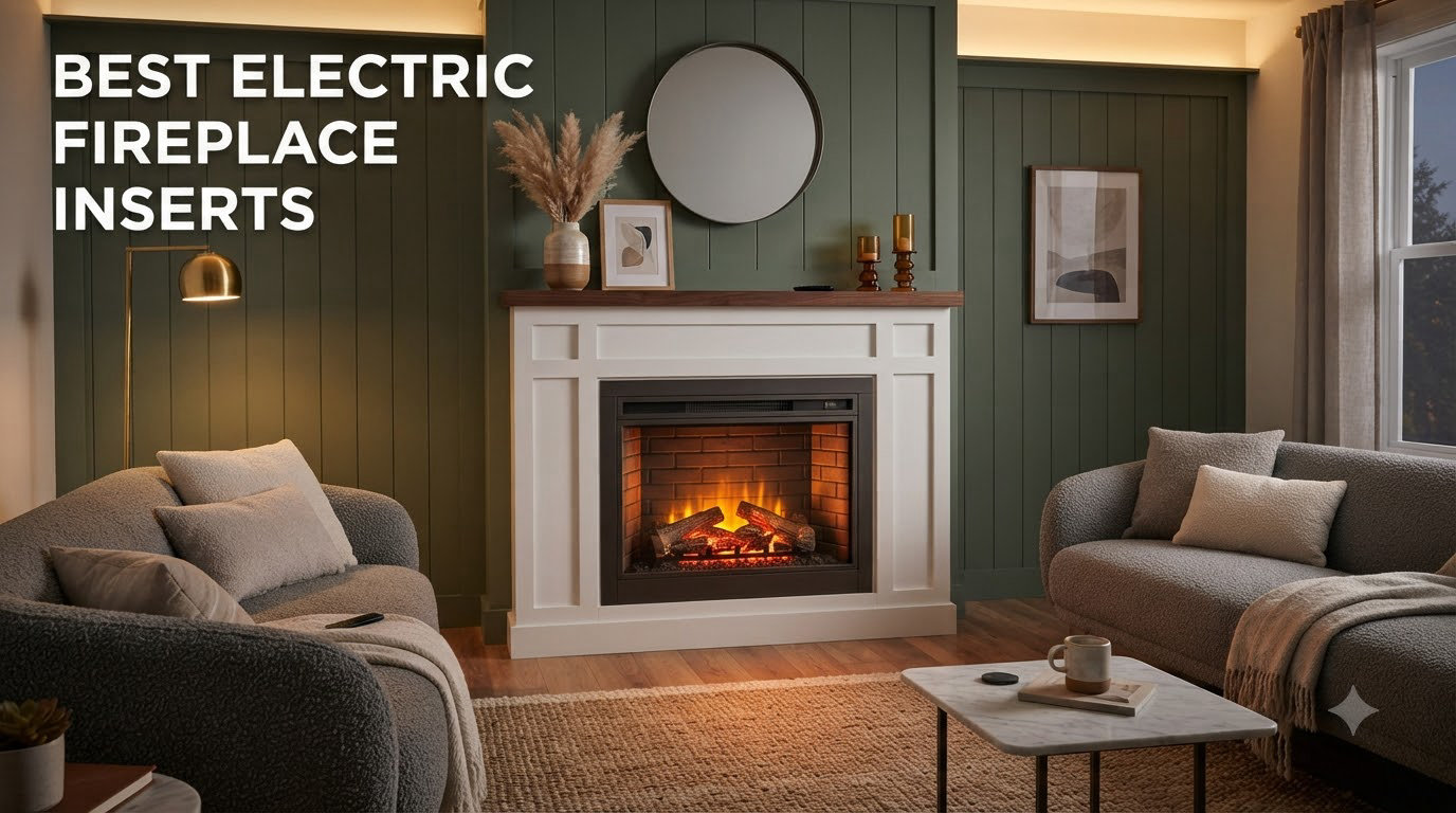 best electric fireplace inserts