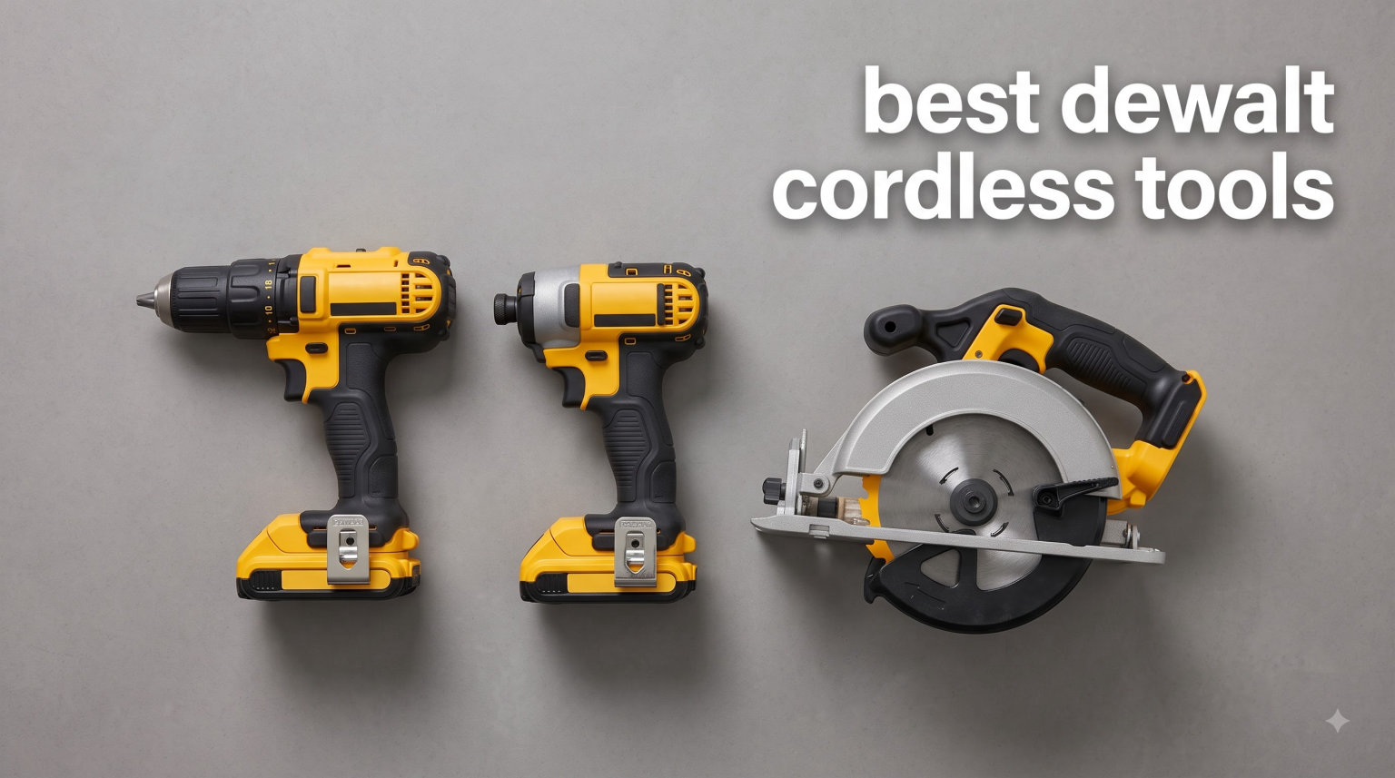 best dewalt cordless tools