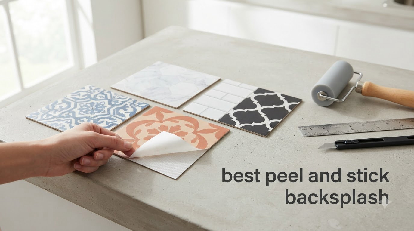 best peel and stick backsplash