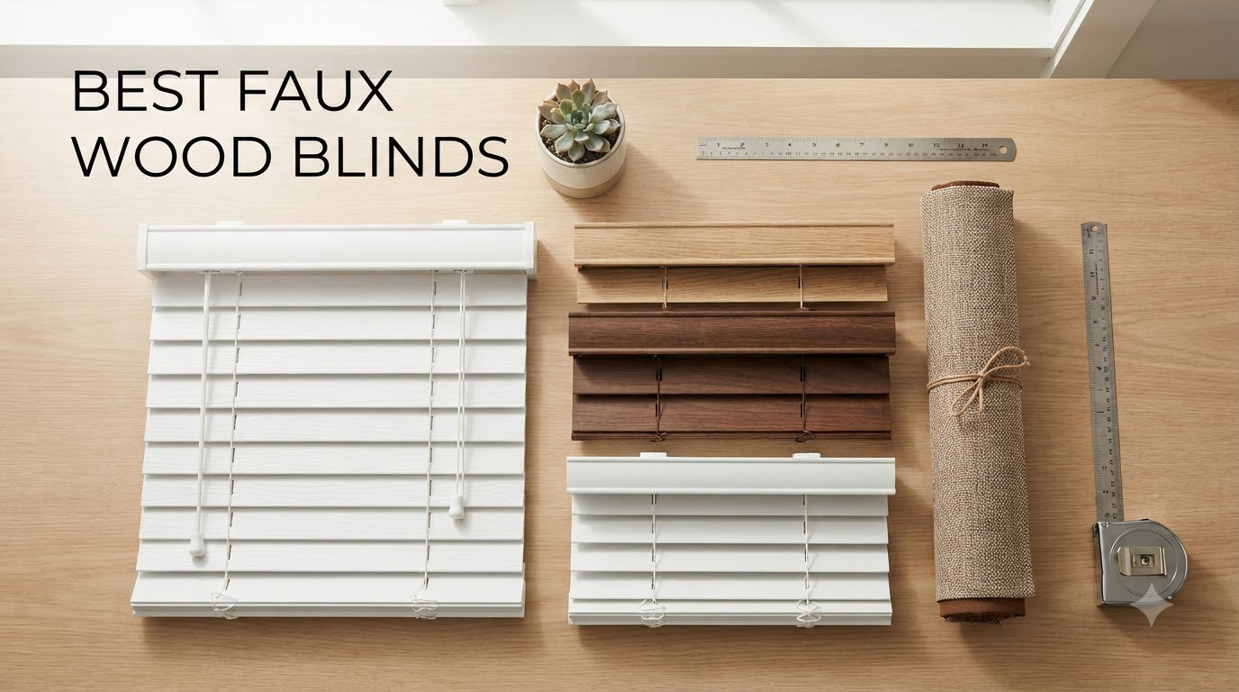 best faux wood blinds