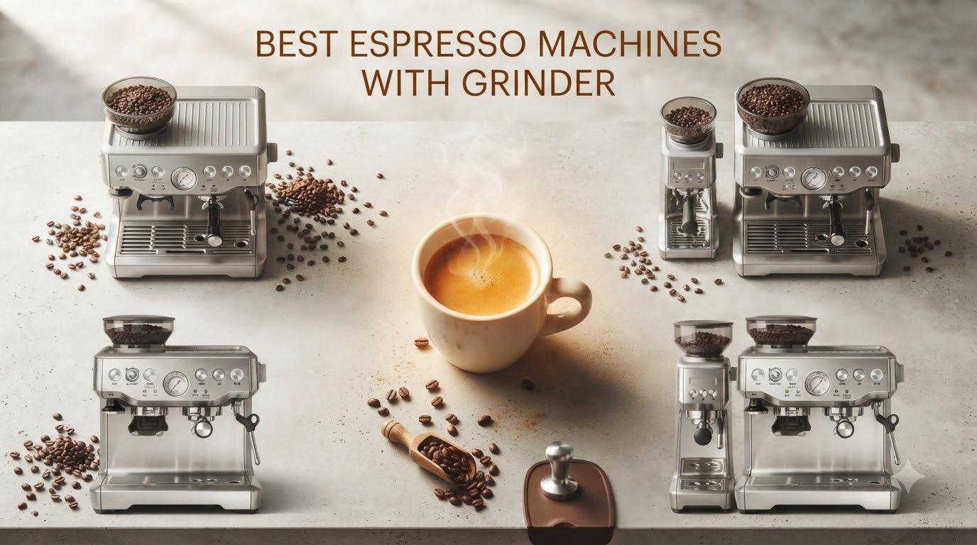 best espresso machines with grinder