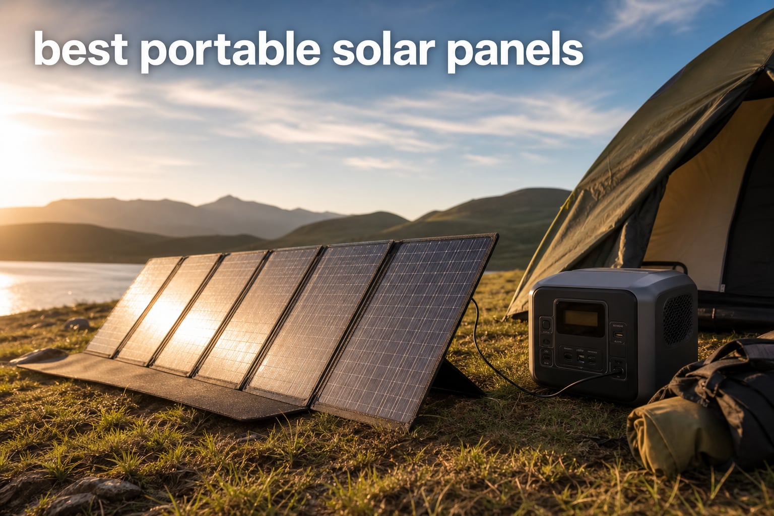 best portable solar panels